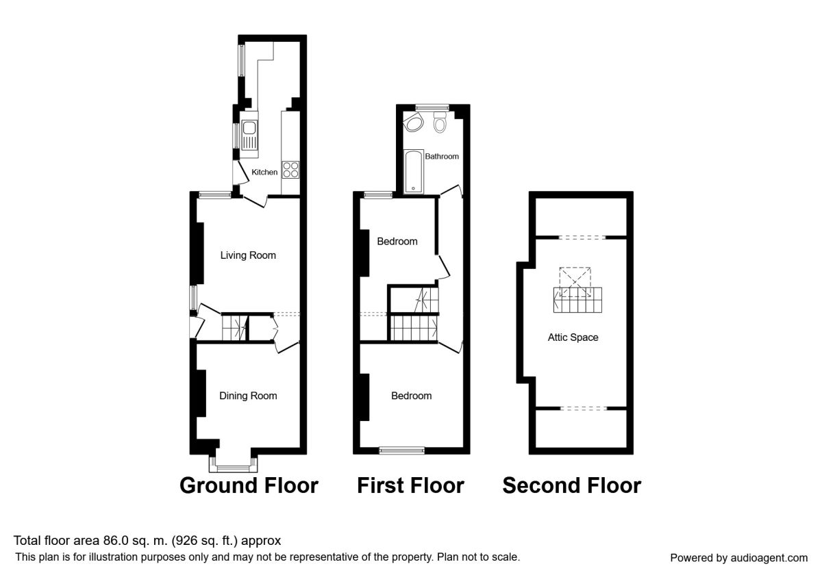 2 Bedrooms Semi-detached house to rent in Derby Road, Chesterfield S40