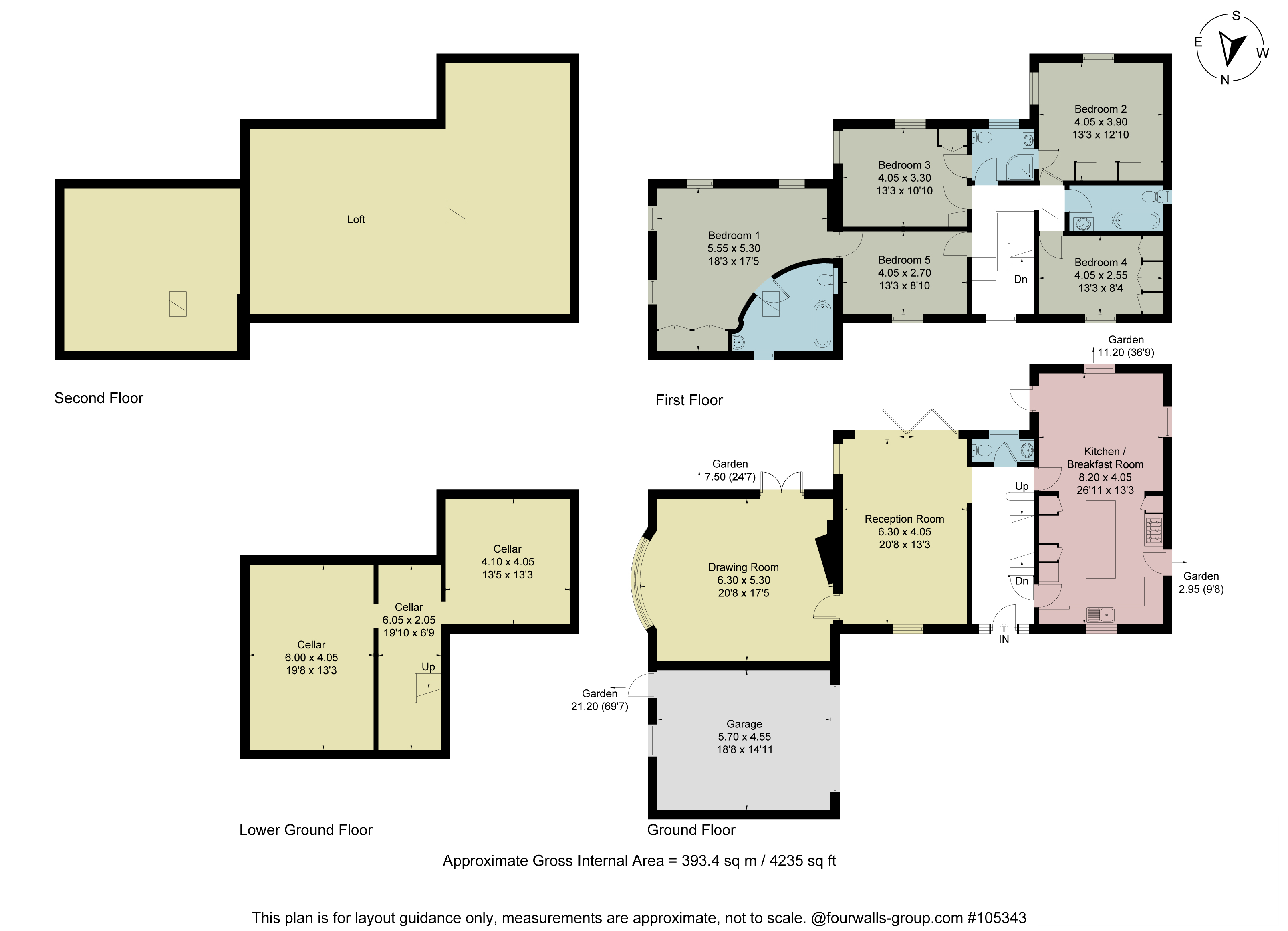 13, The Moat, New Malden floorplan