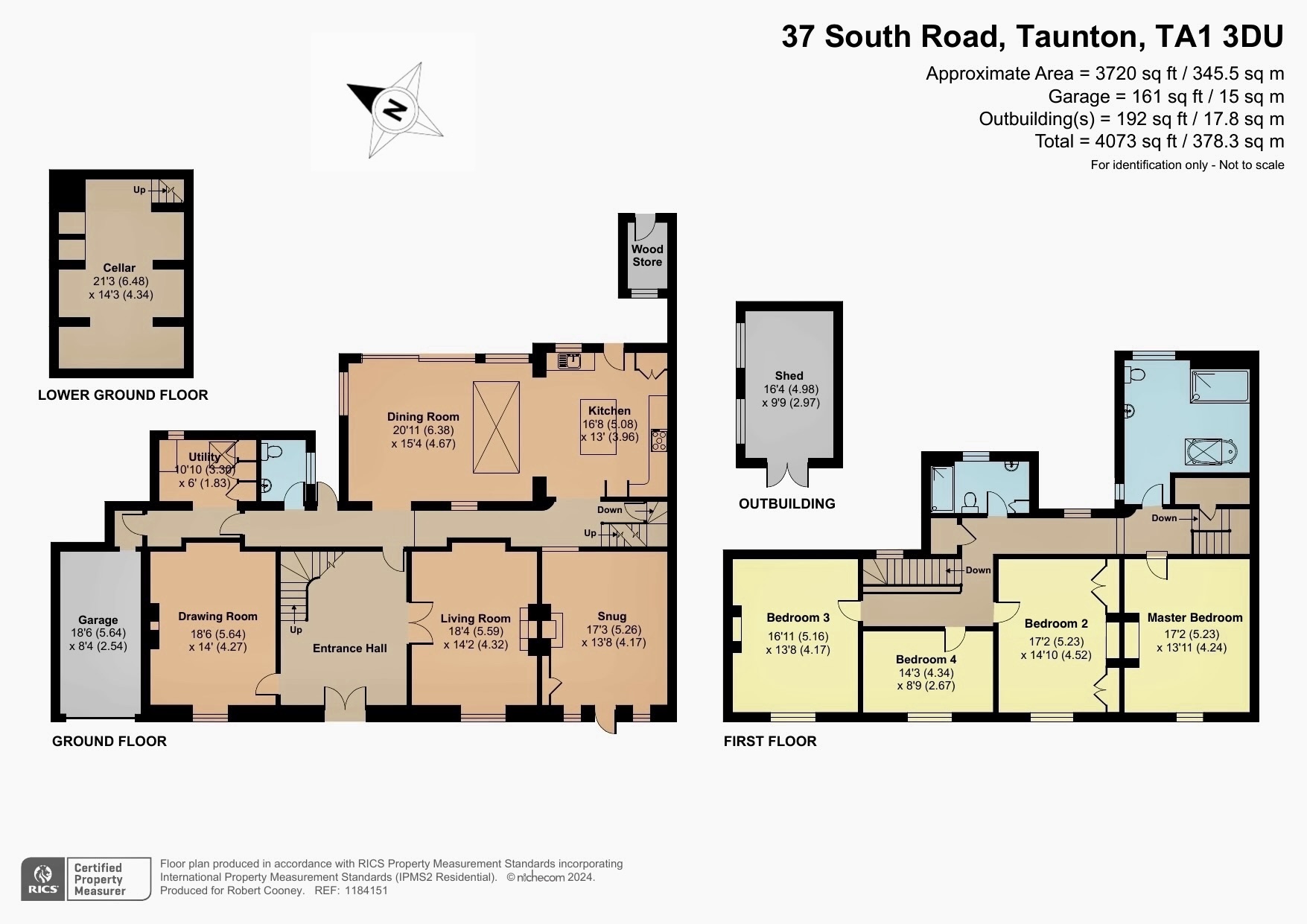 37 South Road, Taunton floorplan