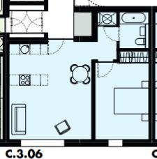 Uptown, C 3.06, Springfield Ln, Manchester floorplan
