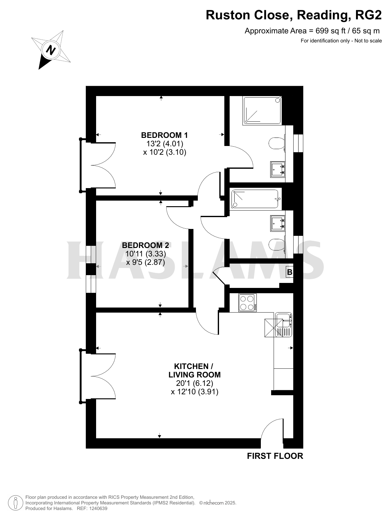 20, Ruston Close, Reading floorplan