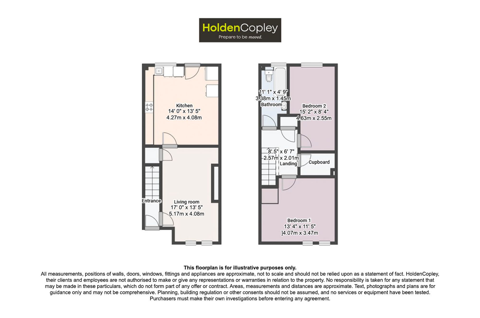 3 Mill View Close, Nottingham floorplan