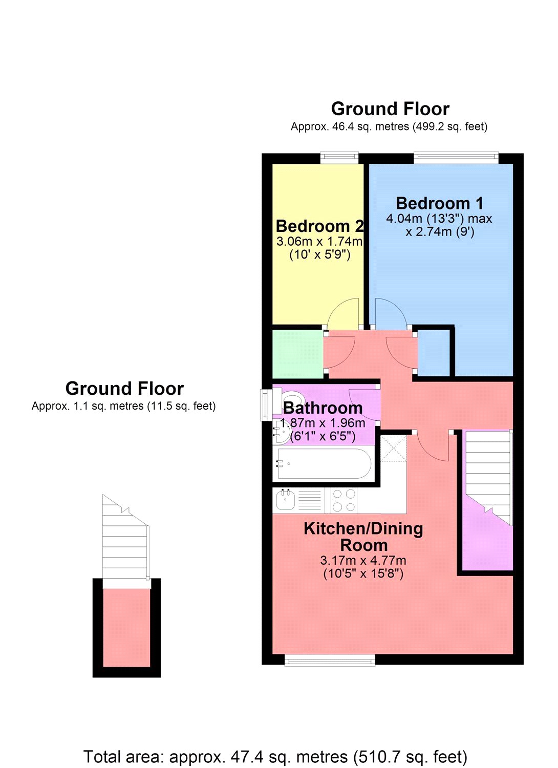 2 Bedrooms Flat for sale in Ashfield Avenue, Bushey, Hertfordshire WD23