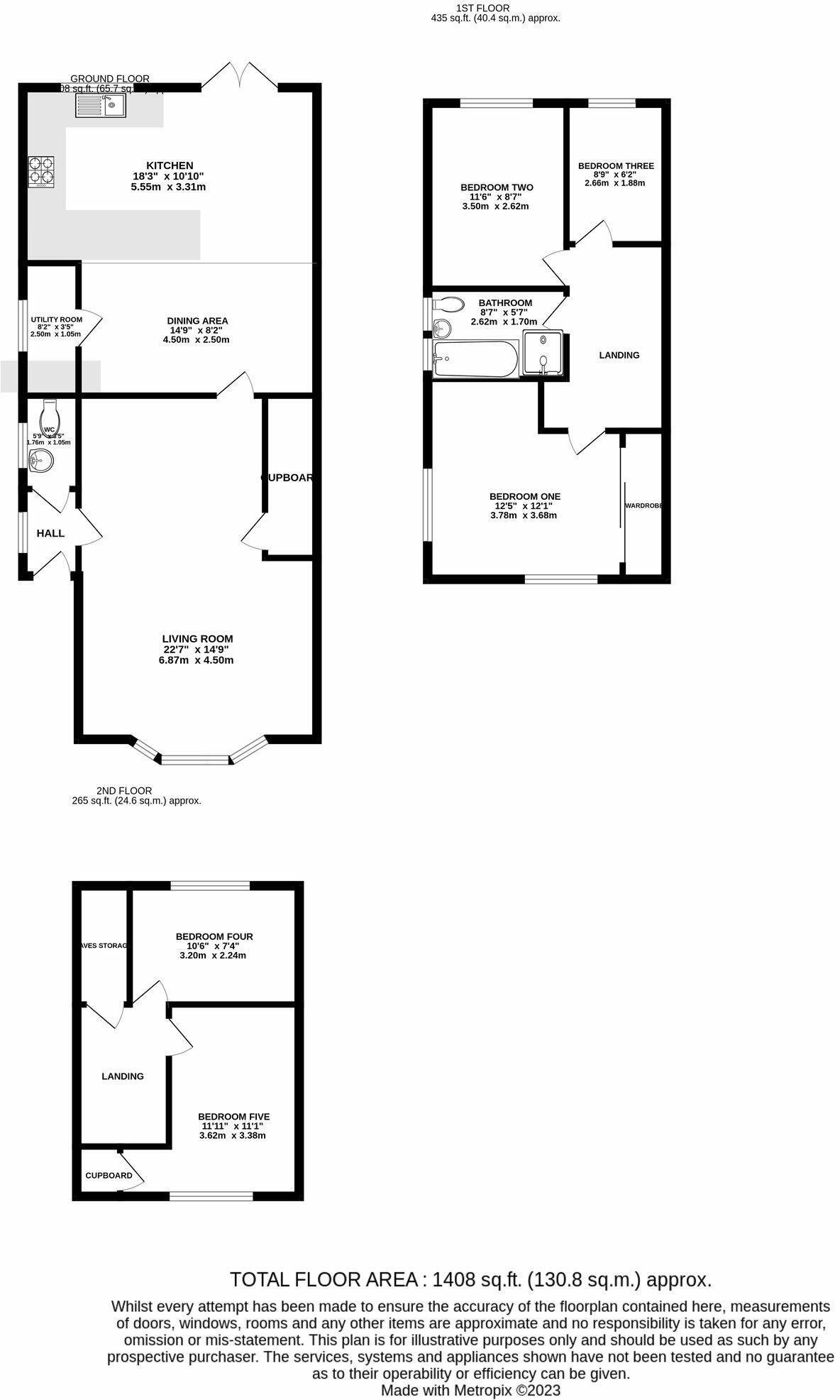 555, Mierscourt Road, Rainham floorplan
