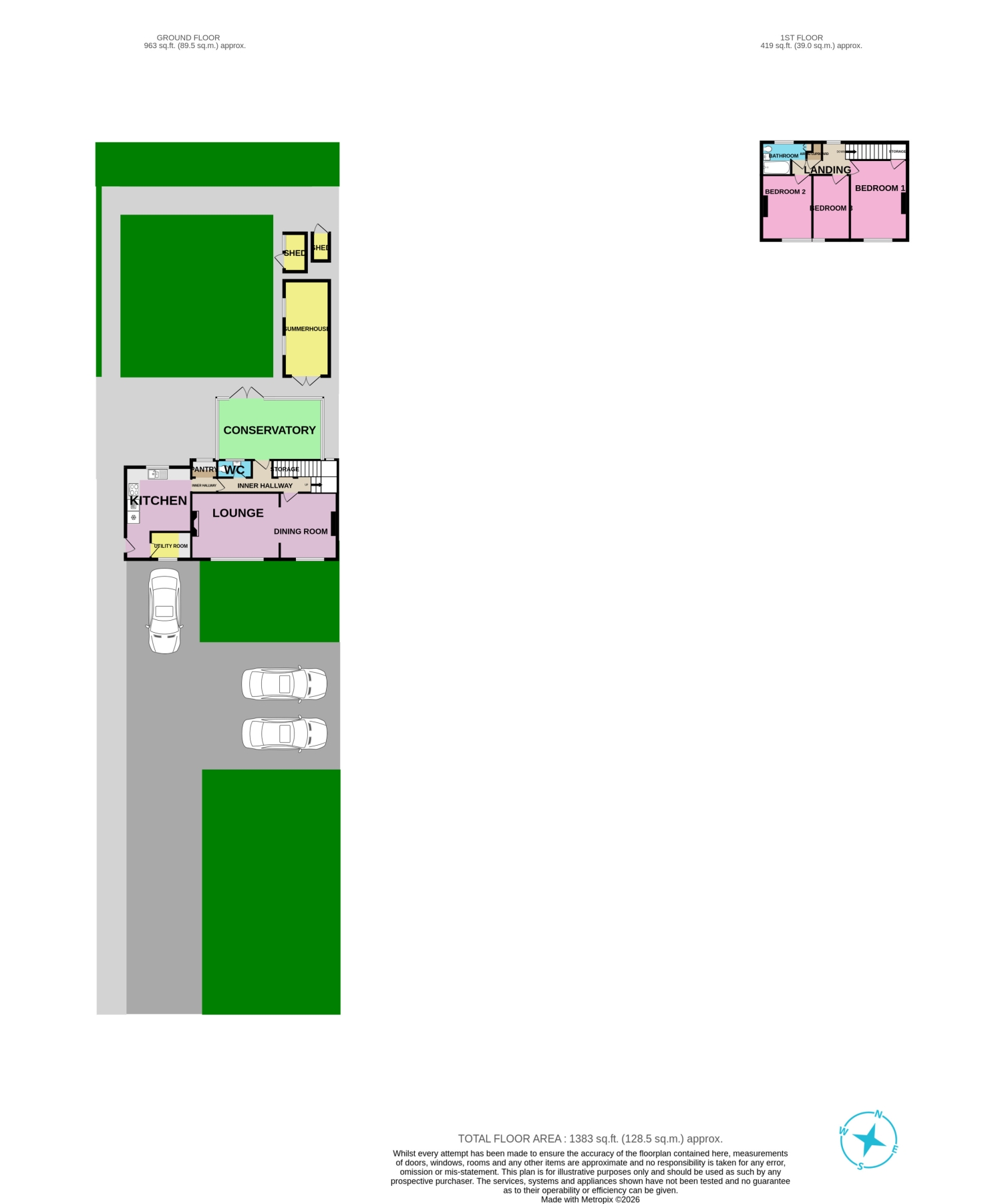 44, Woolsthorpe Road, Grantham floorplan