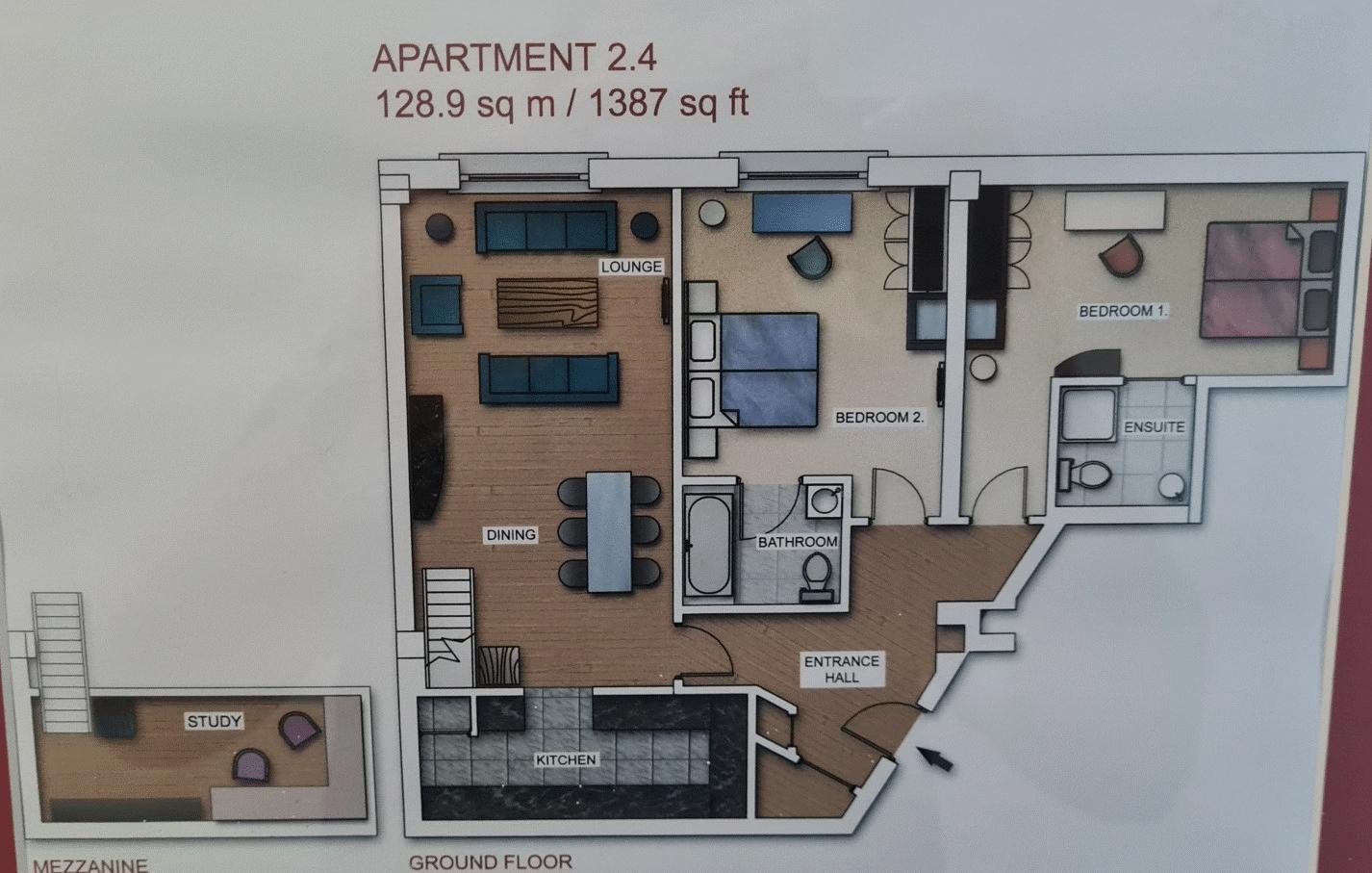 2.4 Shelton House, 62 Park Road, Peterborough floorplan