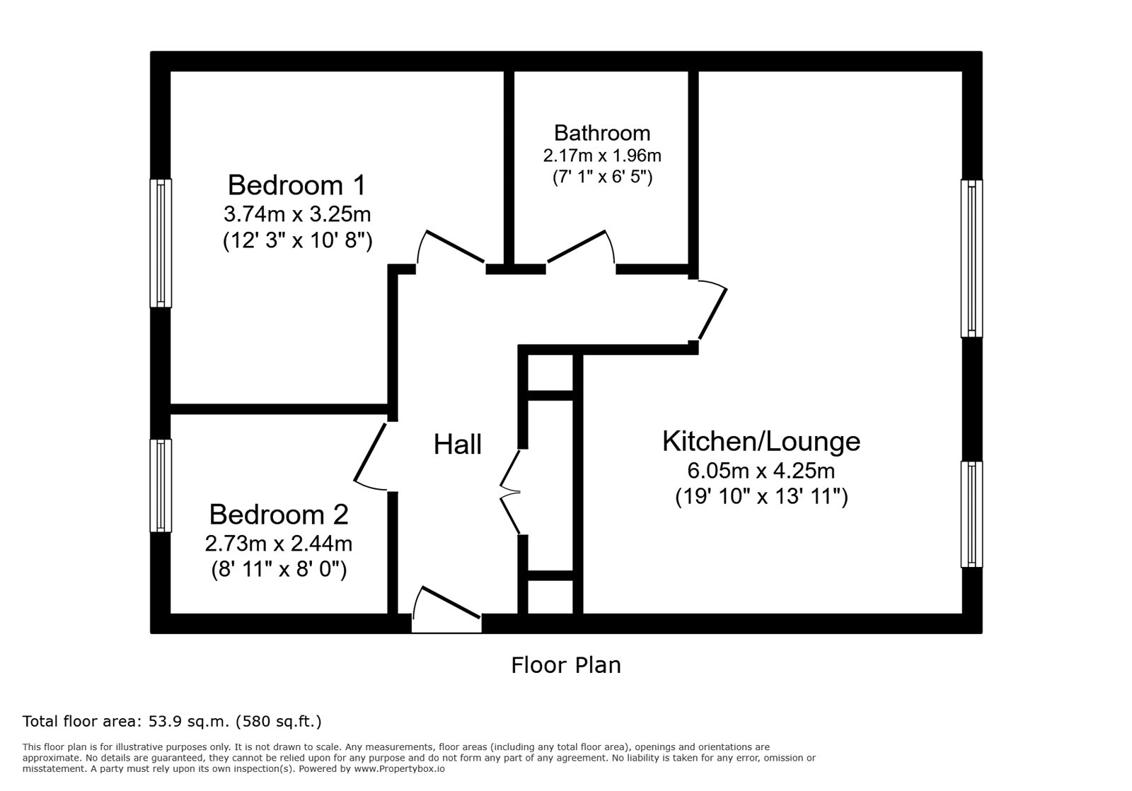 Apartment 4, Read House, 1, Childer Close, West Midlands floorplan