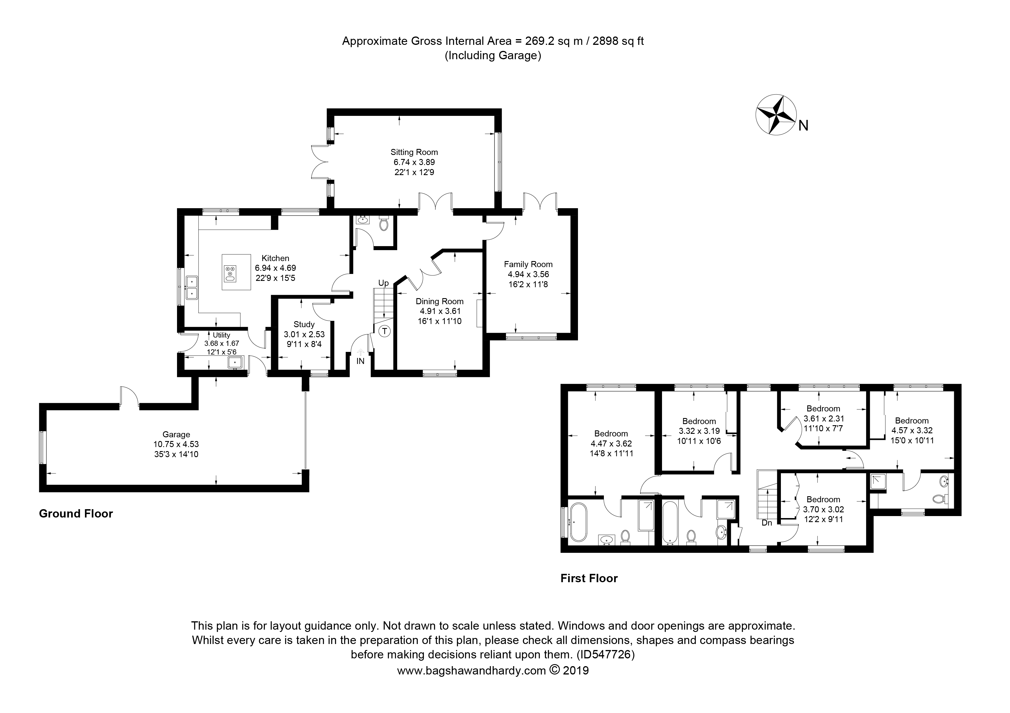 5 Bedrooms Detached house for sale in Camberley, Surrey GU15