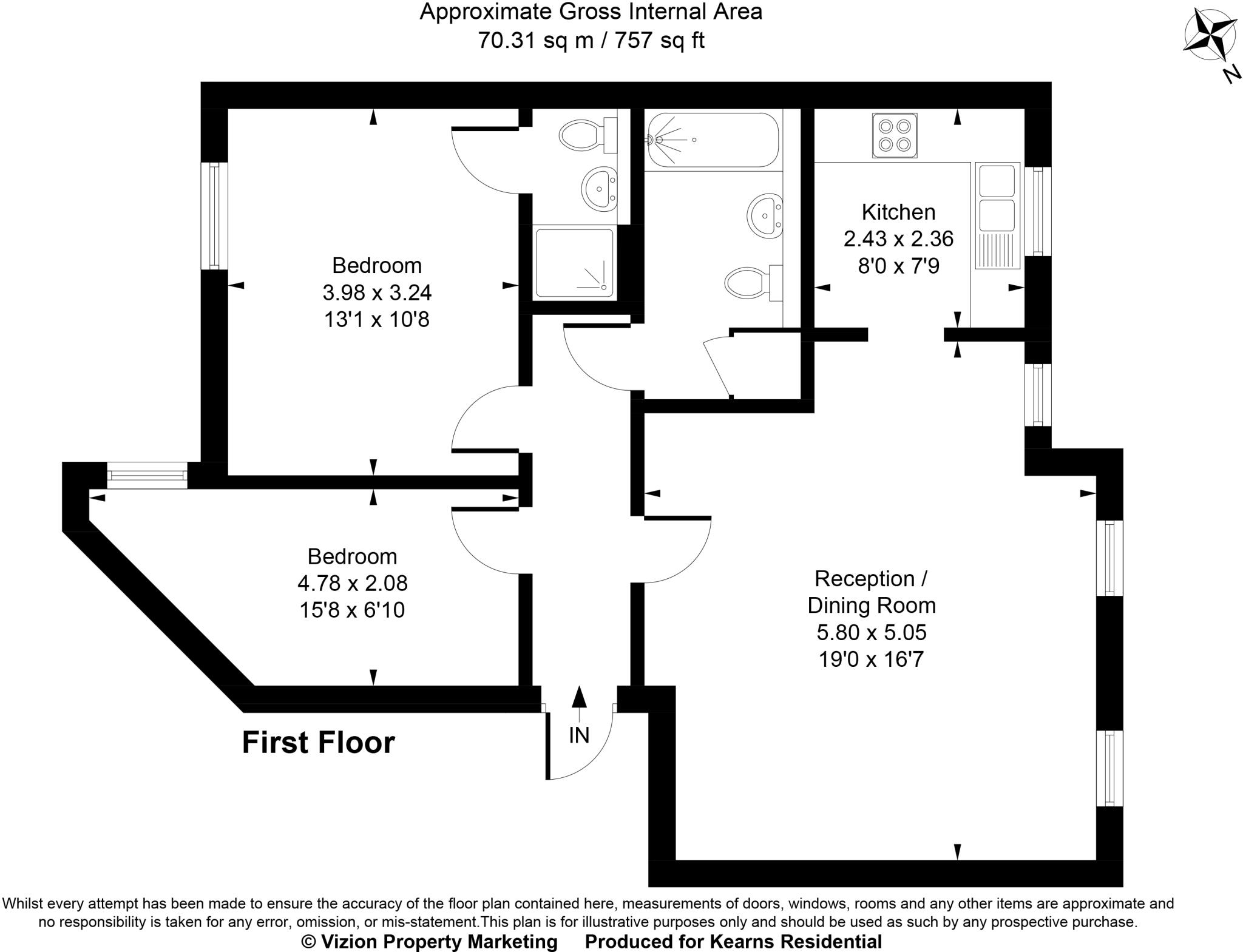 109, Admiralty Close, West Drayton floorplan