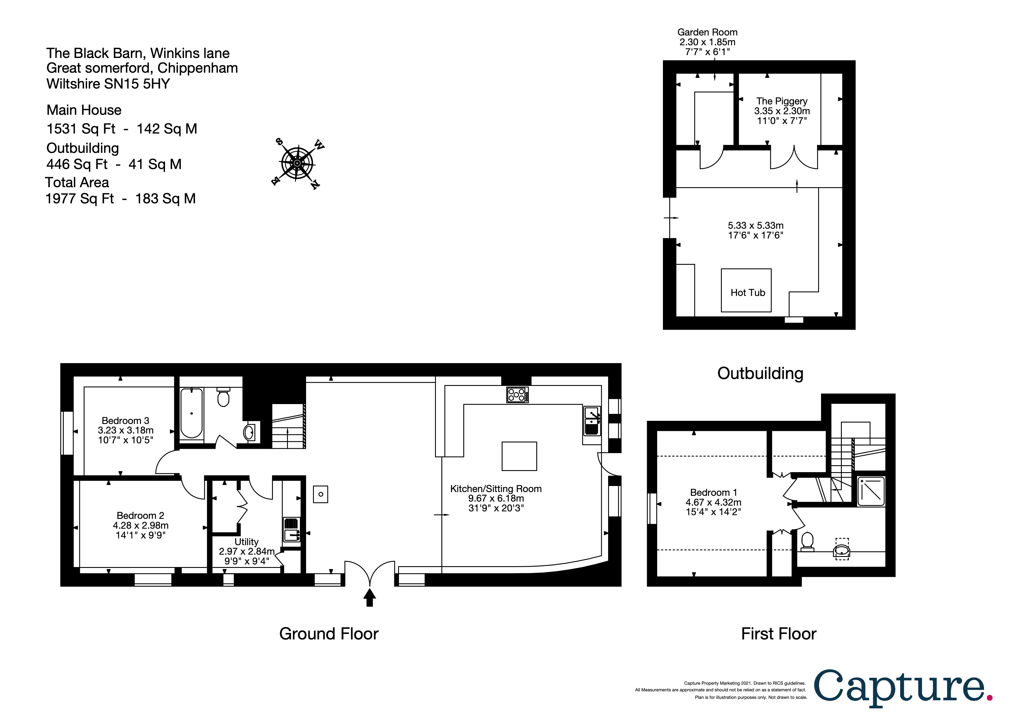 Winkins Lane, Great Somerford, Chippenham, Wiltshire SN15, 3 bedroom ...