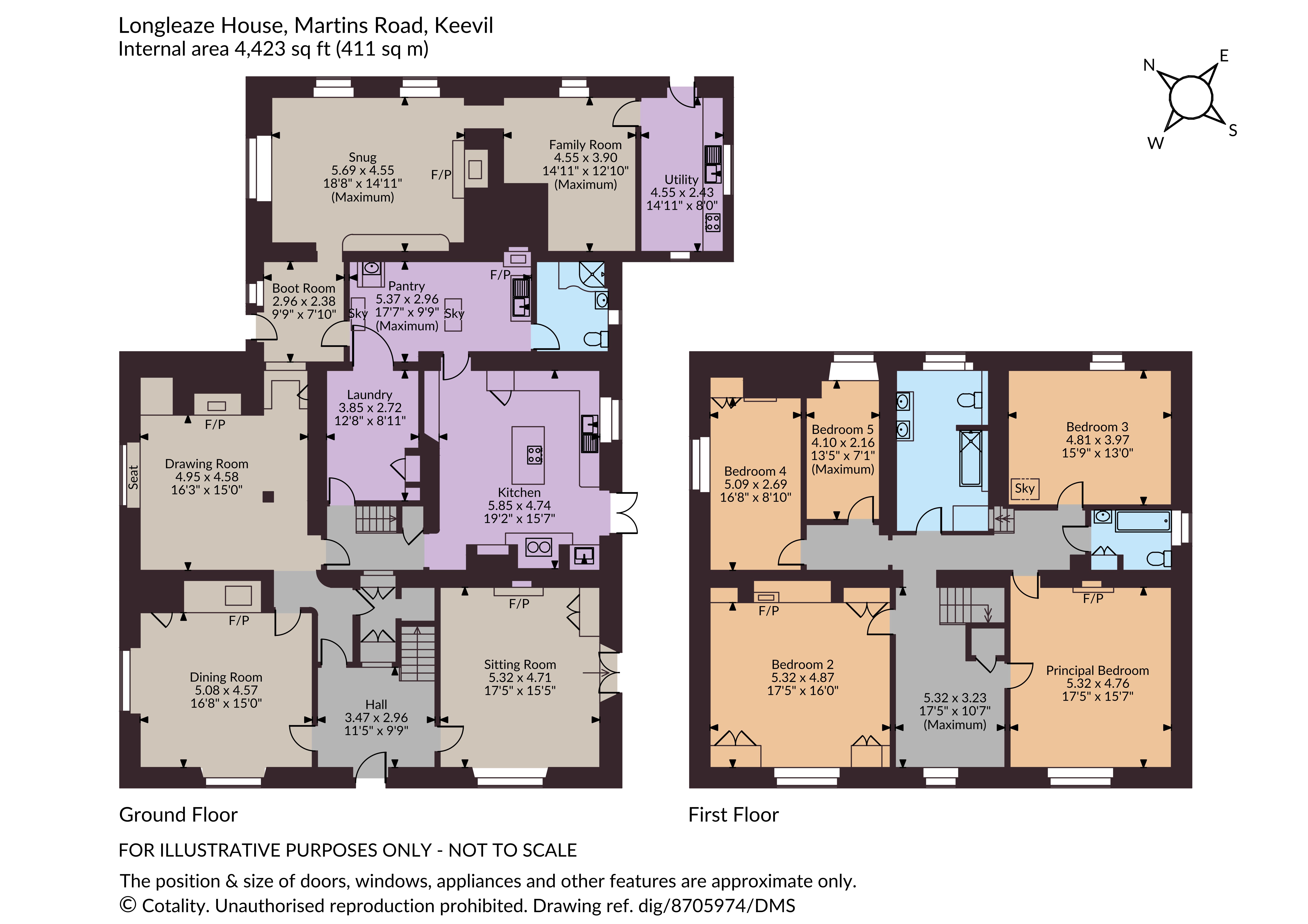 Longleaze House, 44, Martins Road, Trowbridge floorplan