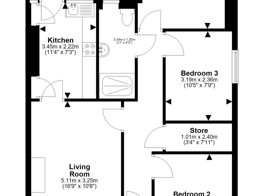 110, John Street, Penicuik floorplan