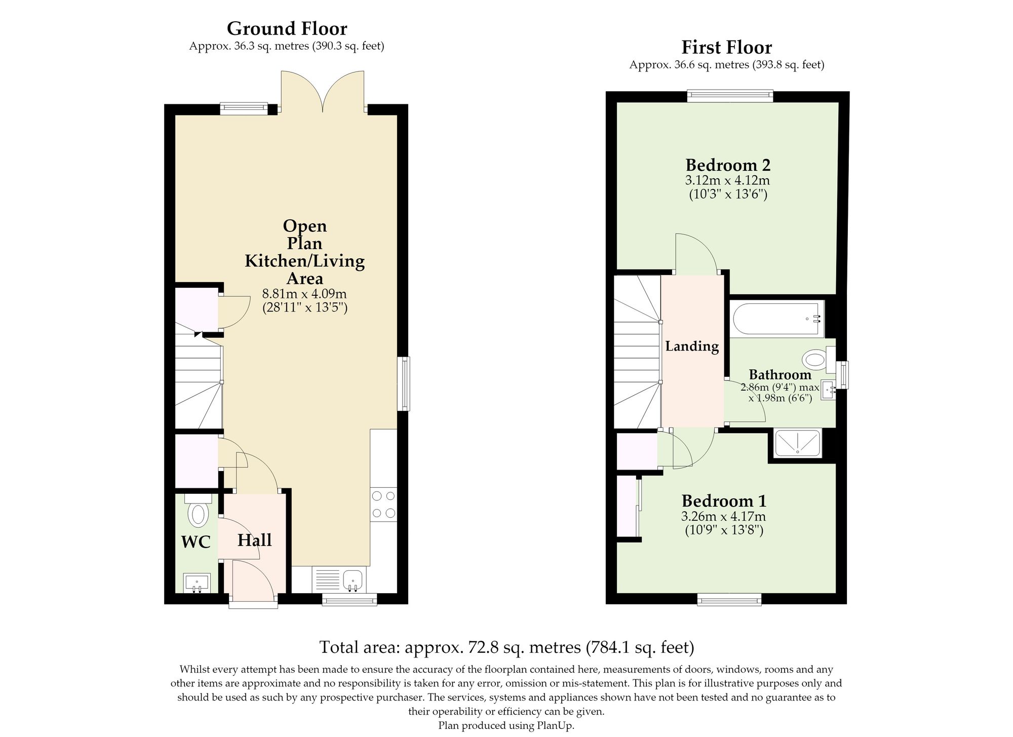 45 Kestrel Road, Attleborough floorplan