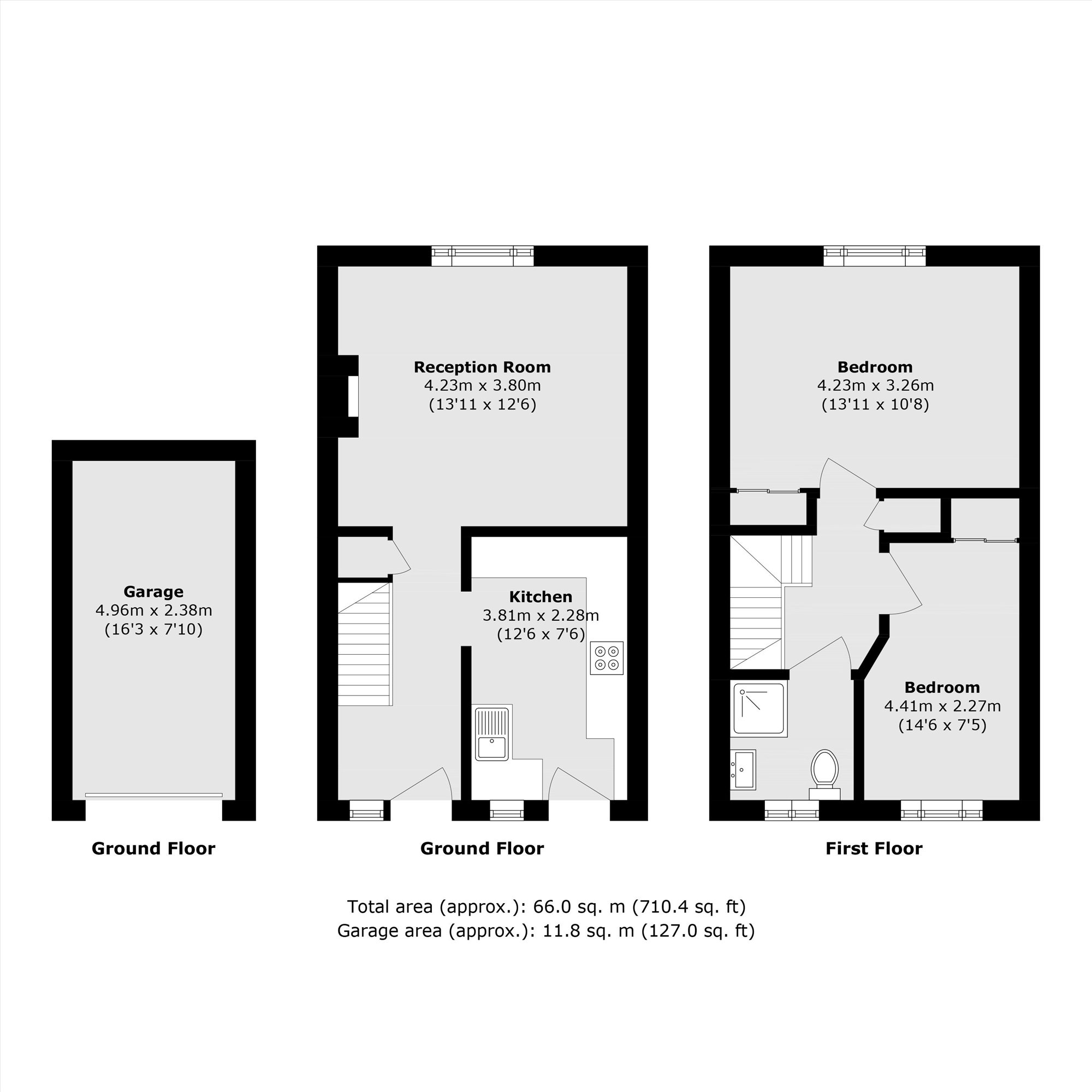 18 Pandora Court, South Bank, Surbiton floorplan