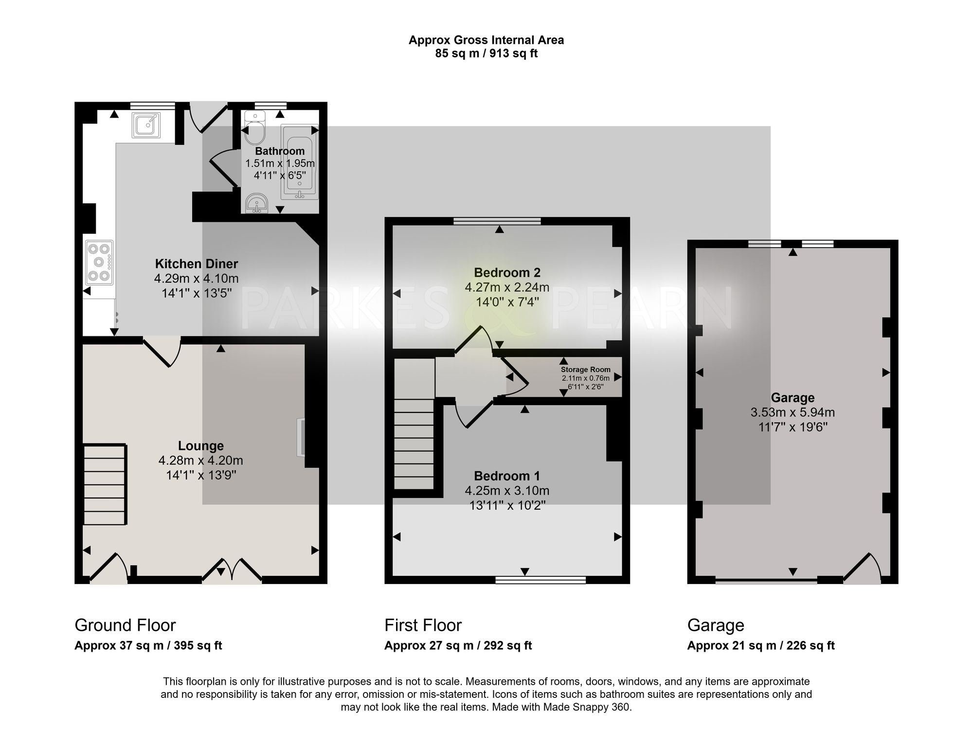4 Whitebarrow Cottages, Liskeard floorplan