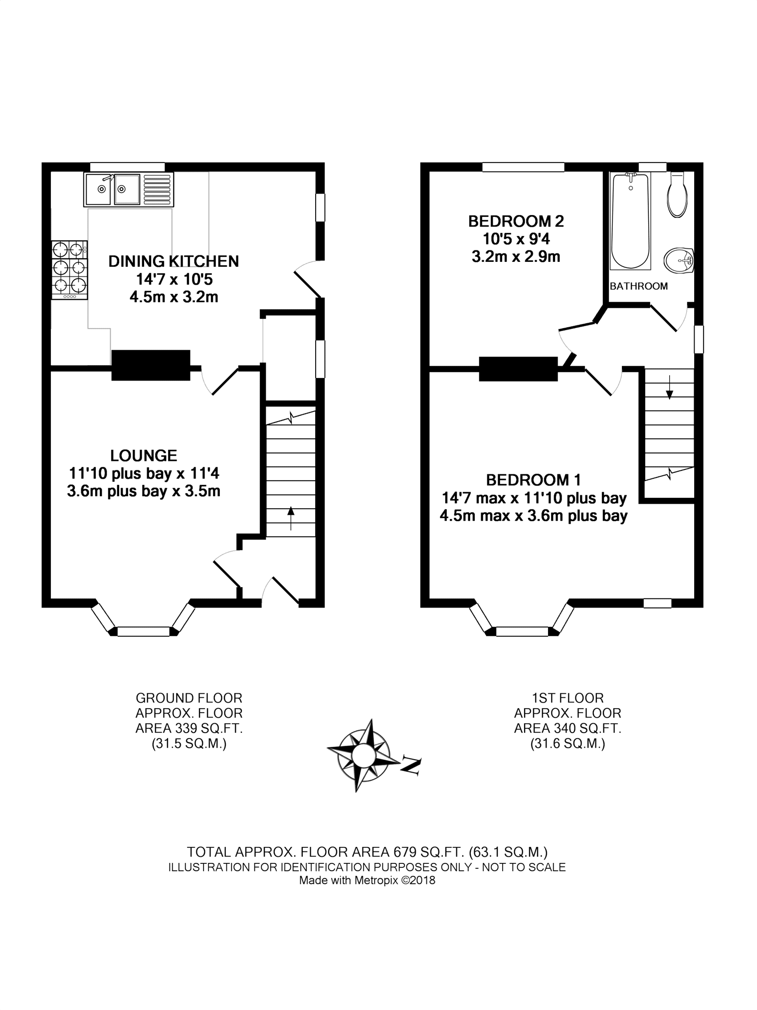 2 Bedrooms Semi-detached house for sale in Tudor Road, York YO24