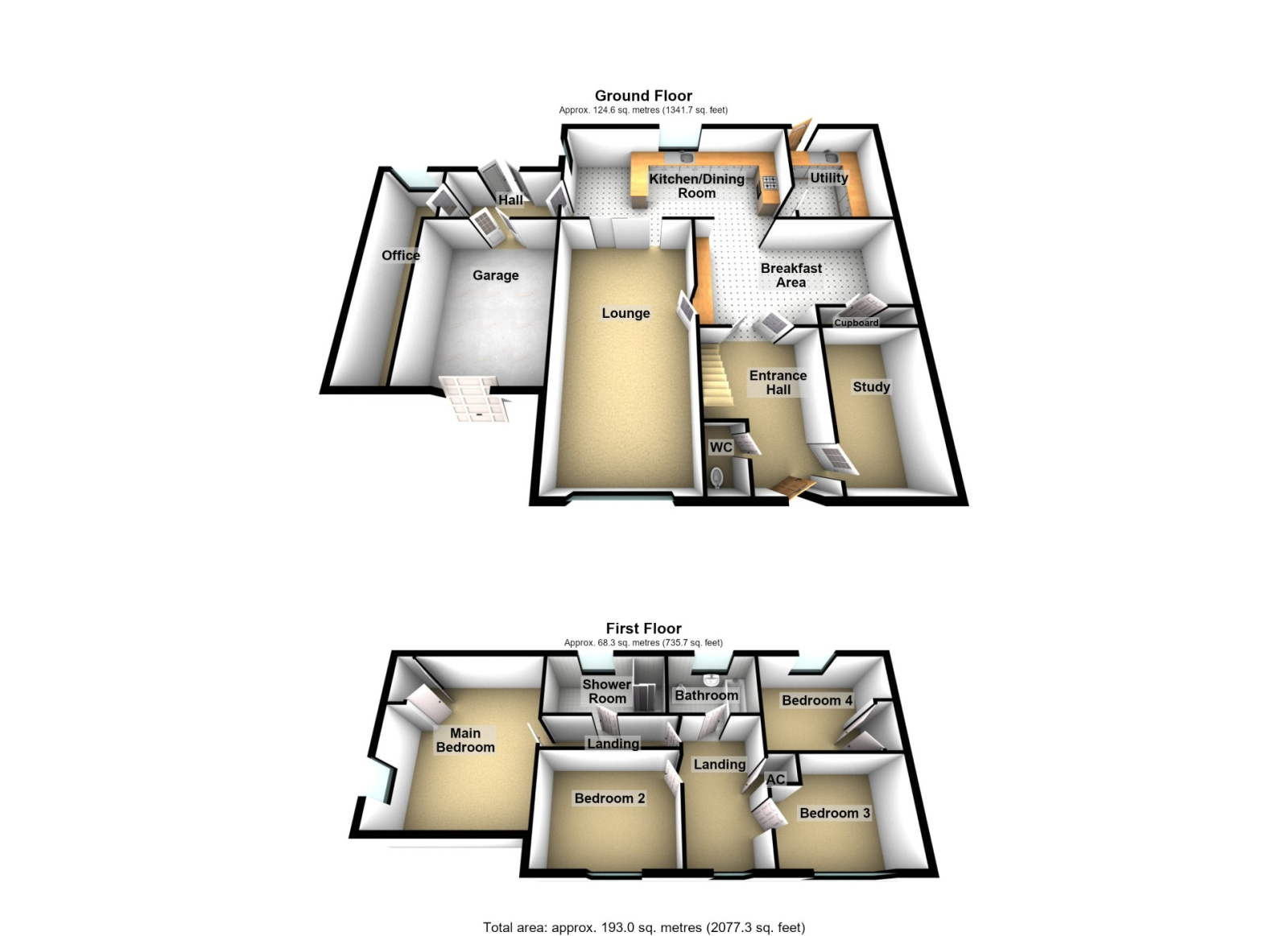 Wyre Piddle, Pershore floorplan
