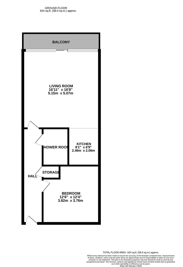 61, Concord Street, Leeds floorplan