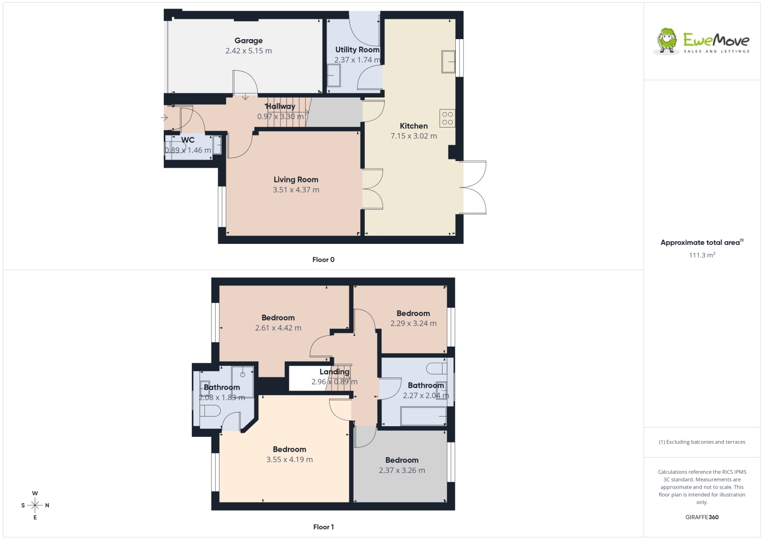 36, Spring Valley Way, Manchester floorplan
