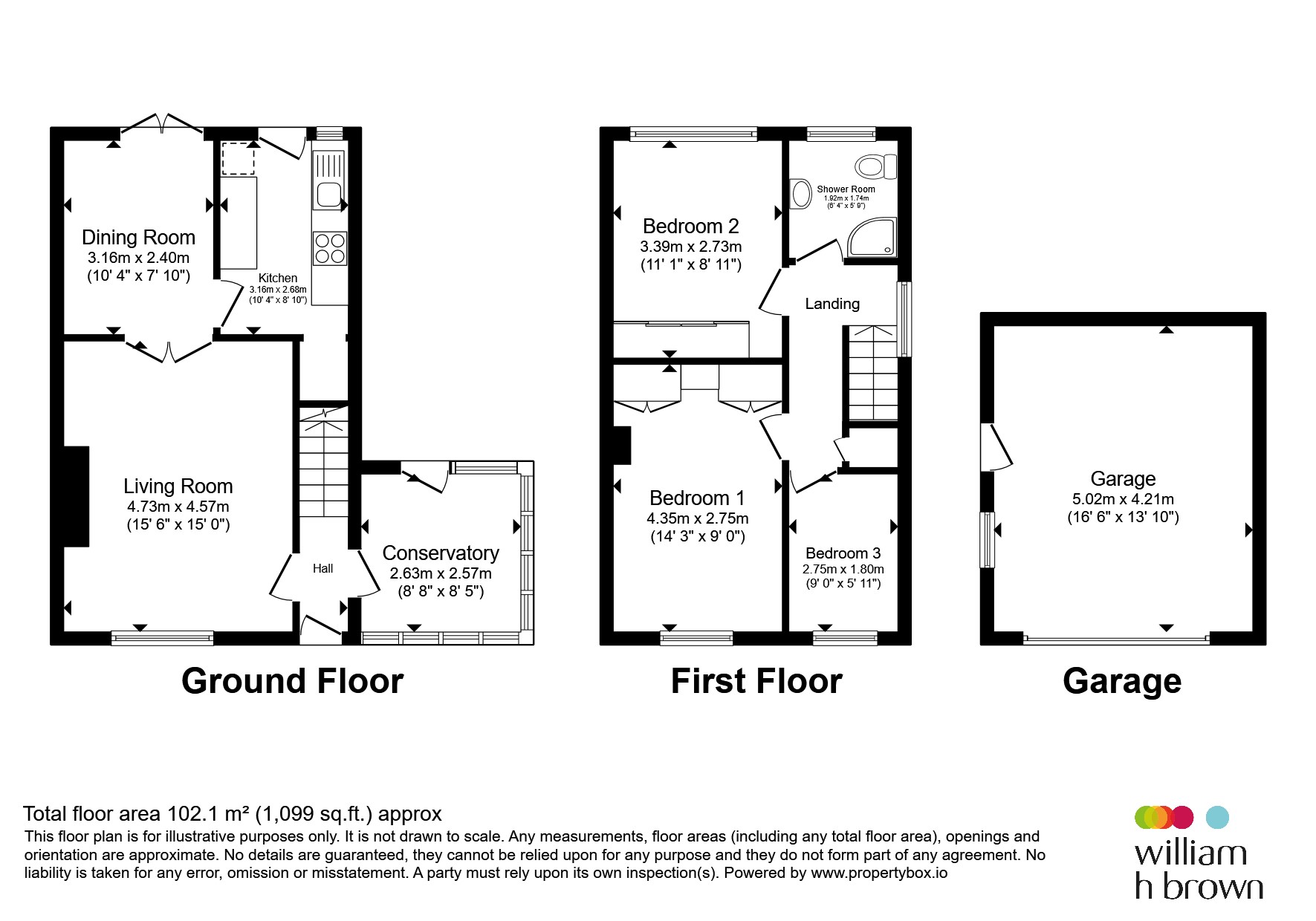2, Hough End Close, Leeds floorplan