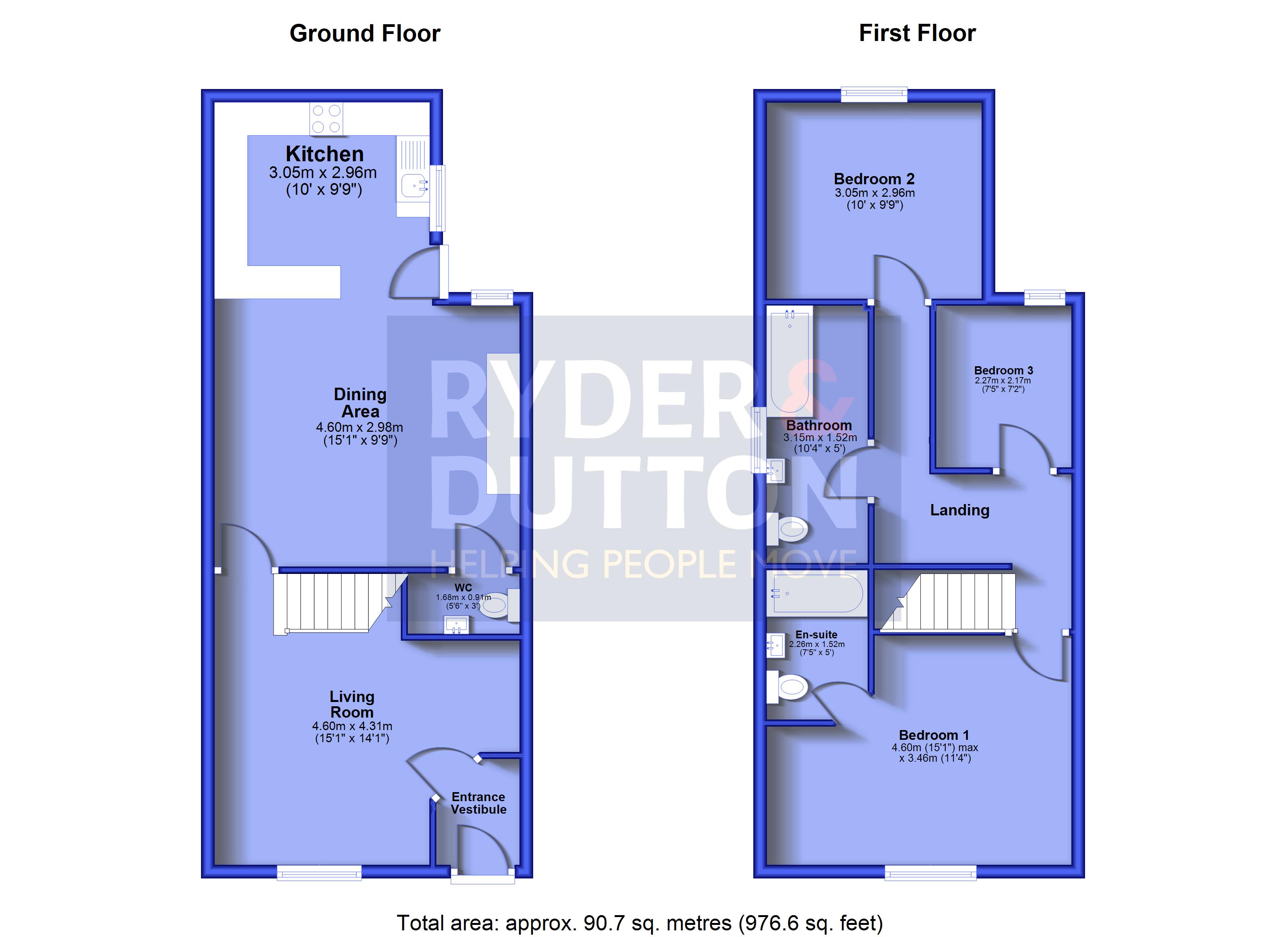 849, Manchester Road, Rossendale floorplan