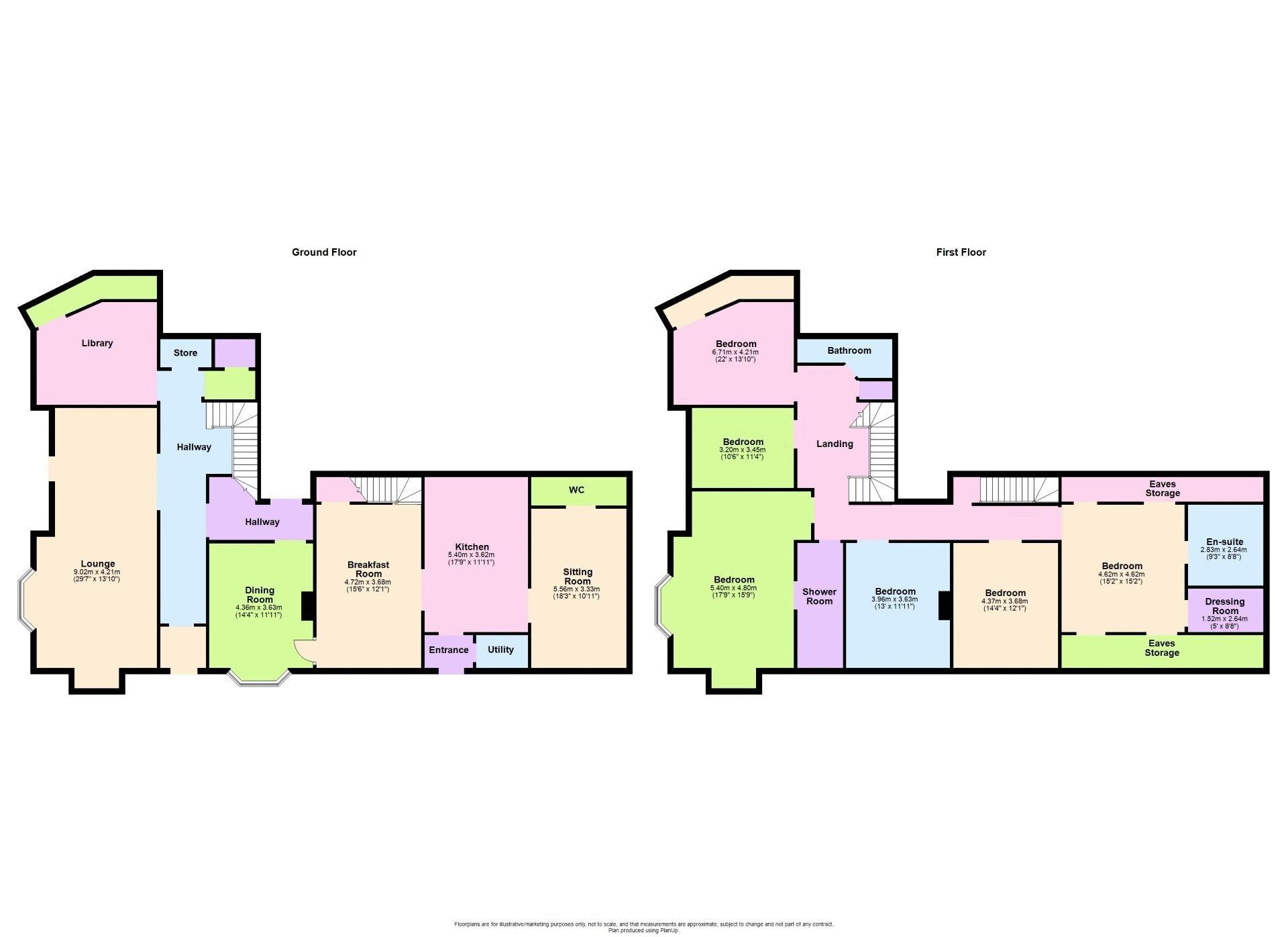Glasllwch House, Glasllwch Crescent, Newport floorplan