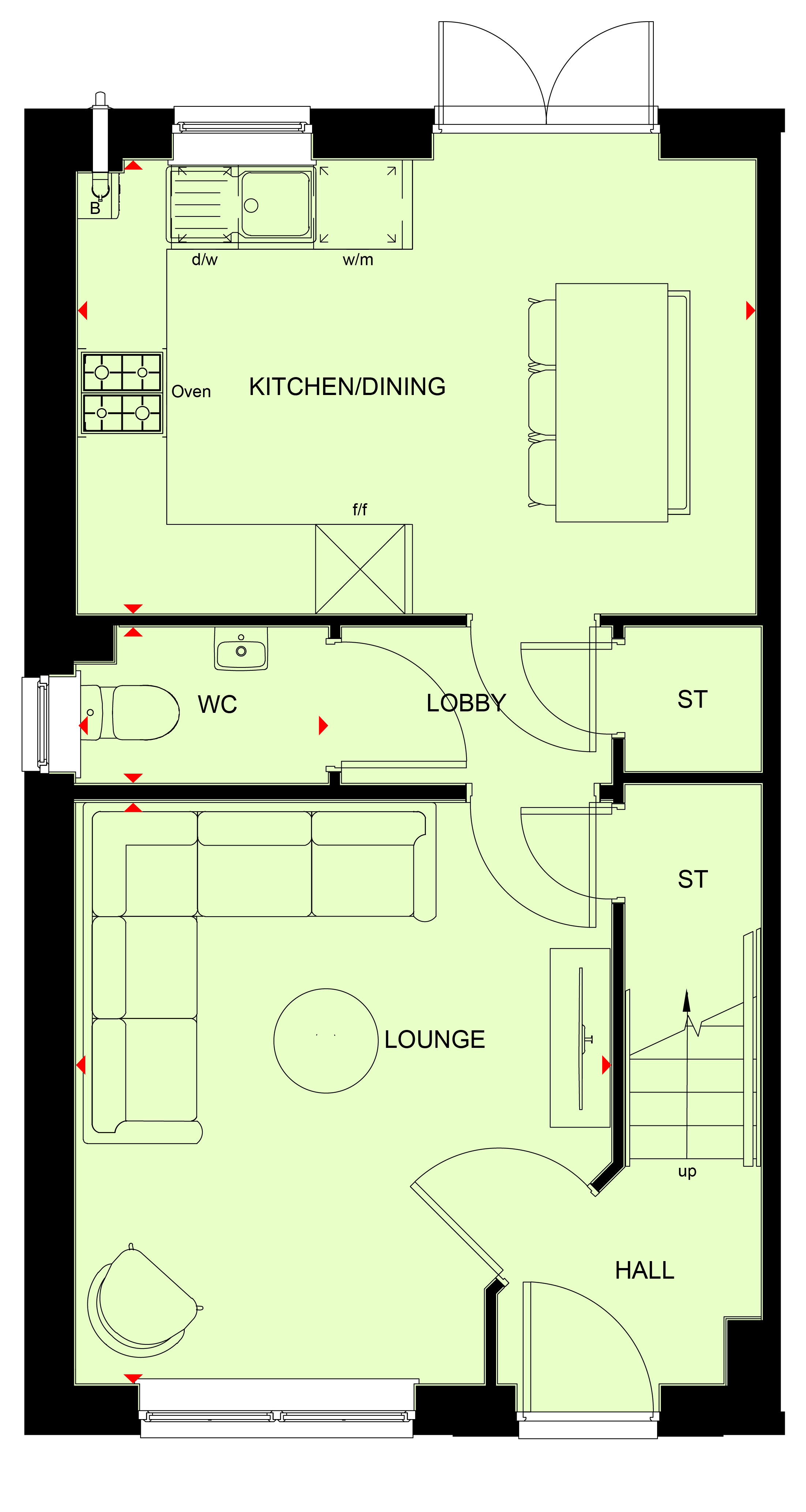H857341, Crediton Road, Okehampton floorplan