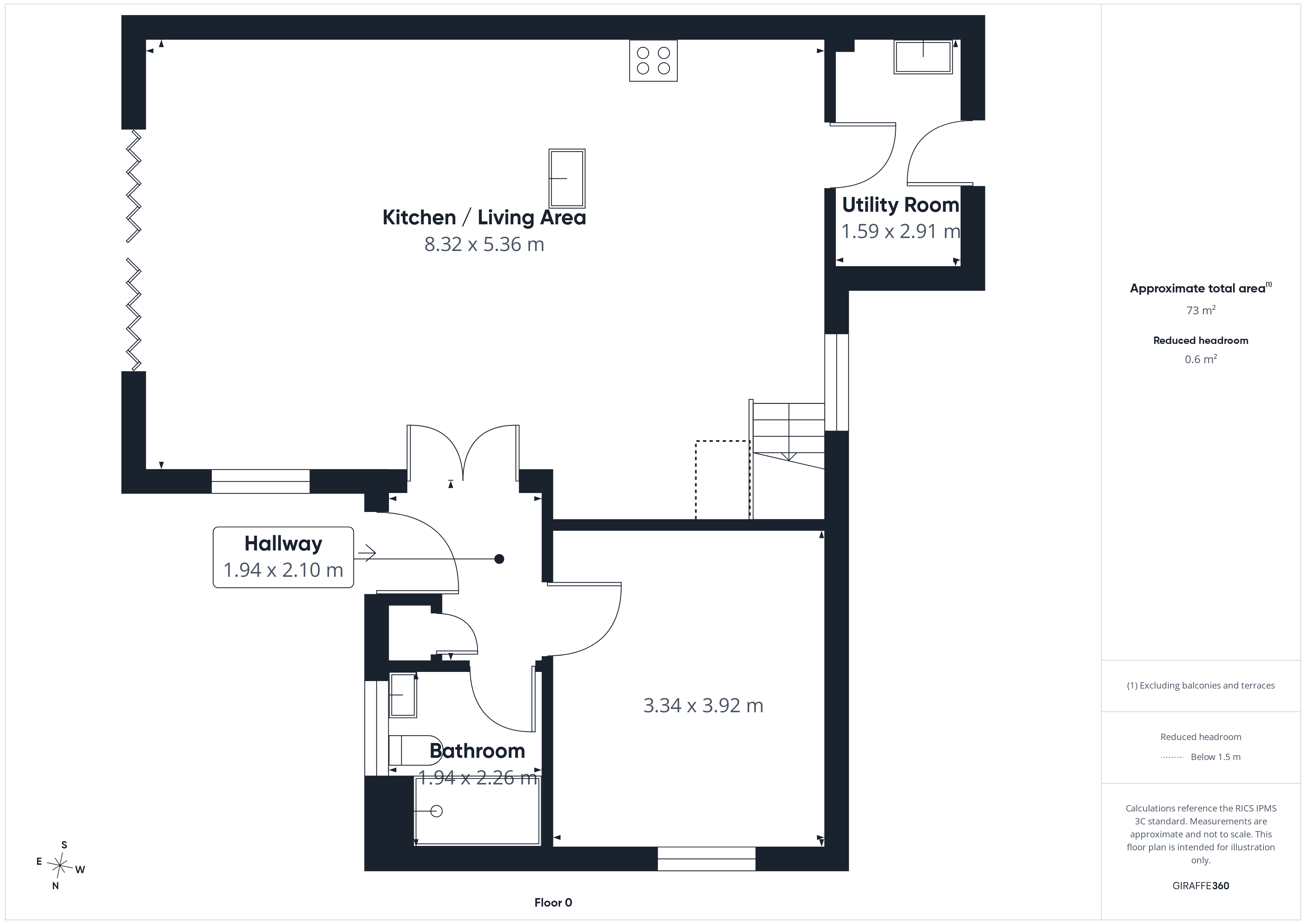 The Studios, Chapel En le Frith floorplan