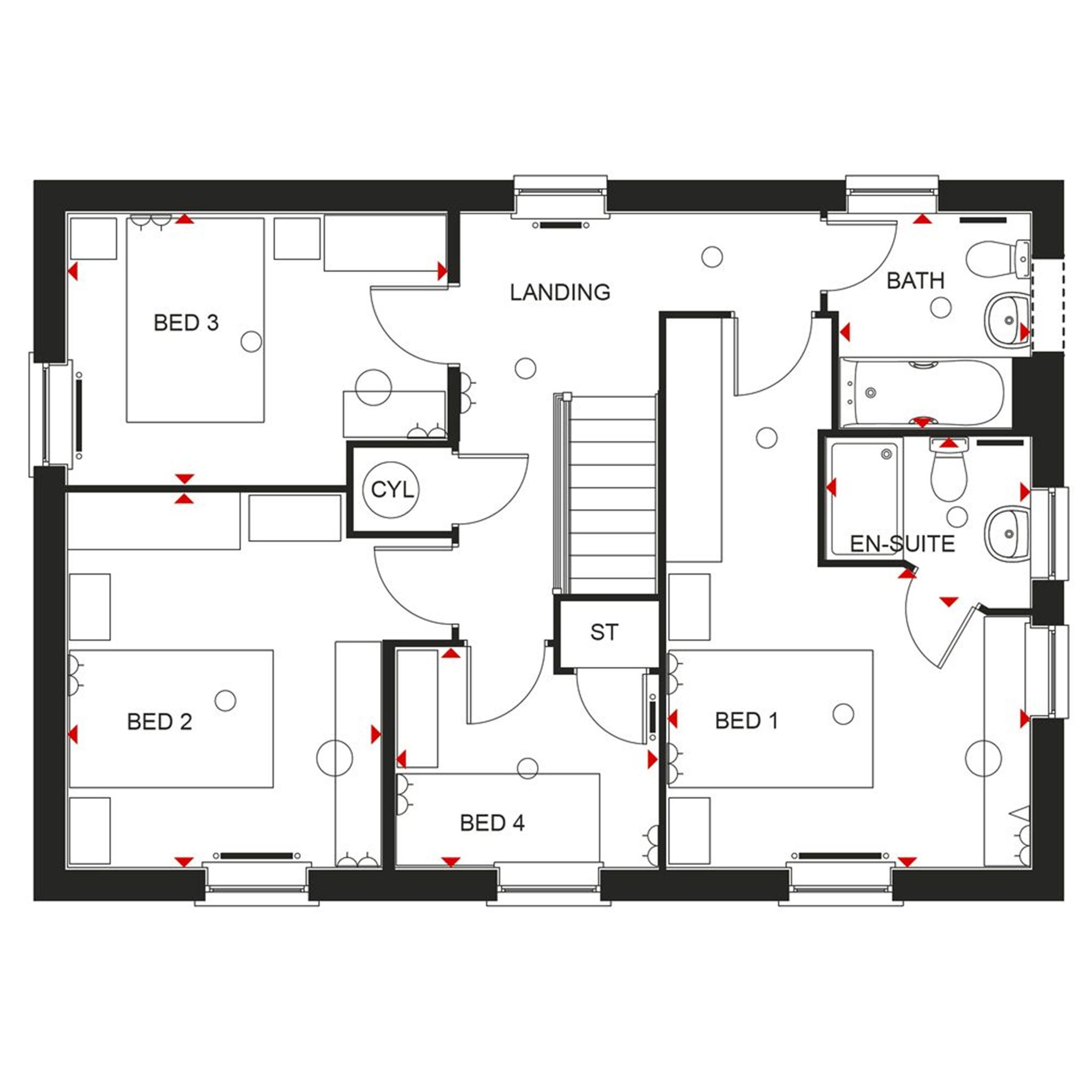 David Wilson Homes Winstone Floor Plan