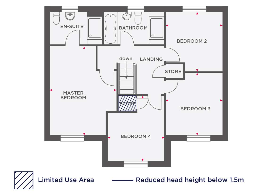 23, Mucklestone Road, Loggerheads, Market Drayton floorplan