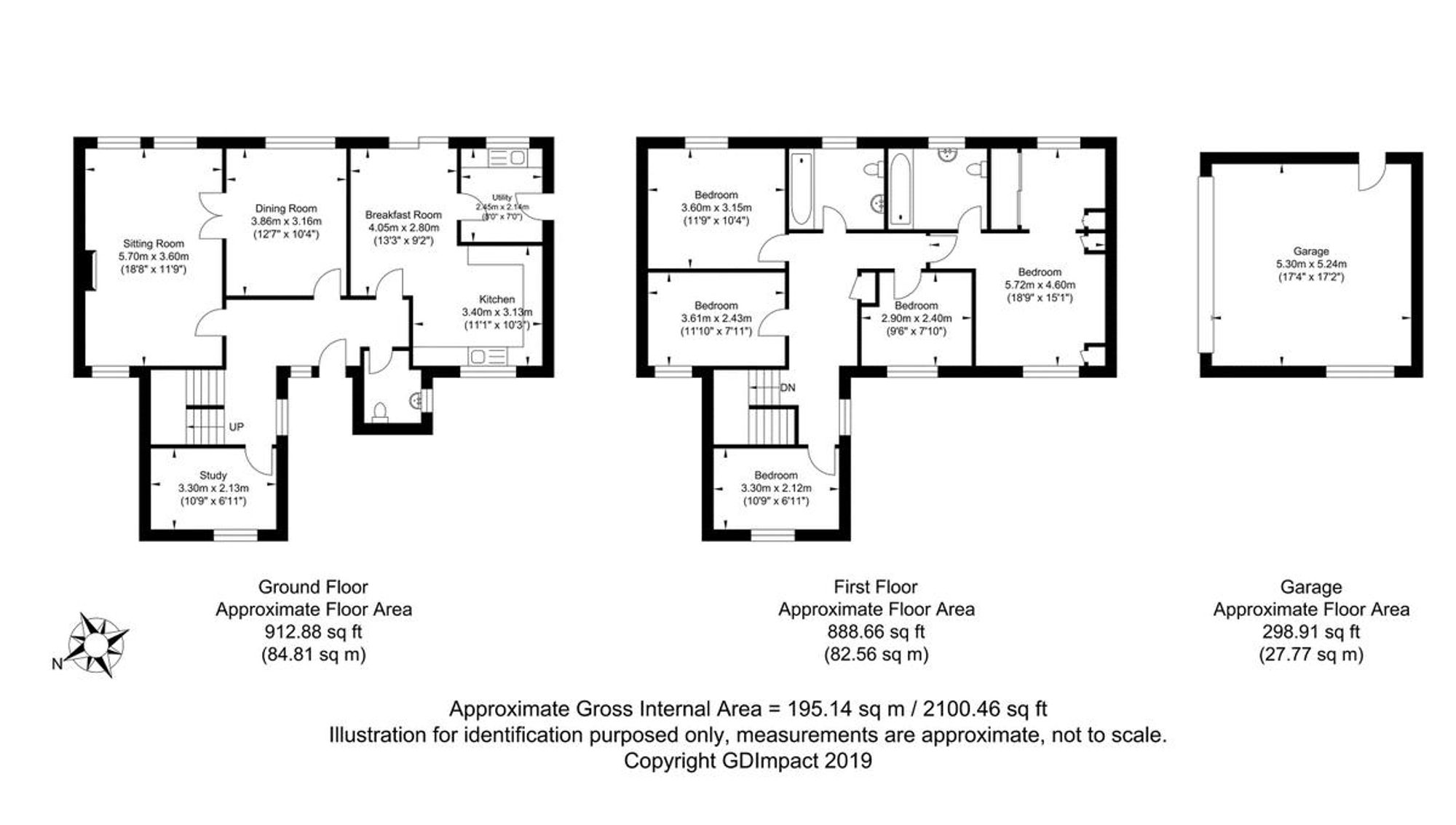Oak Lodge, Uckfield floorplan