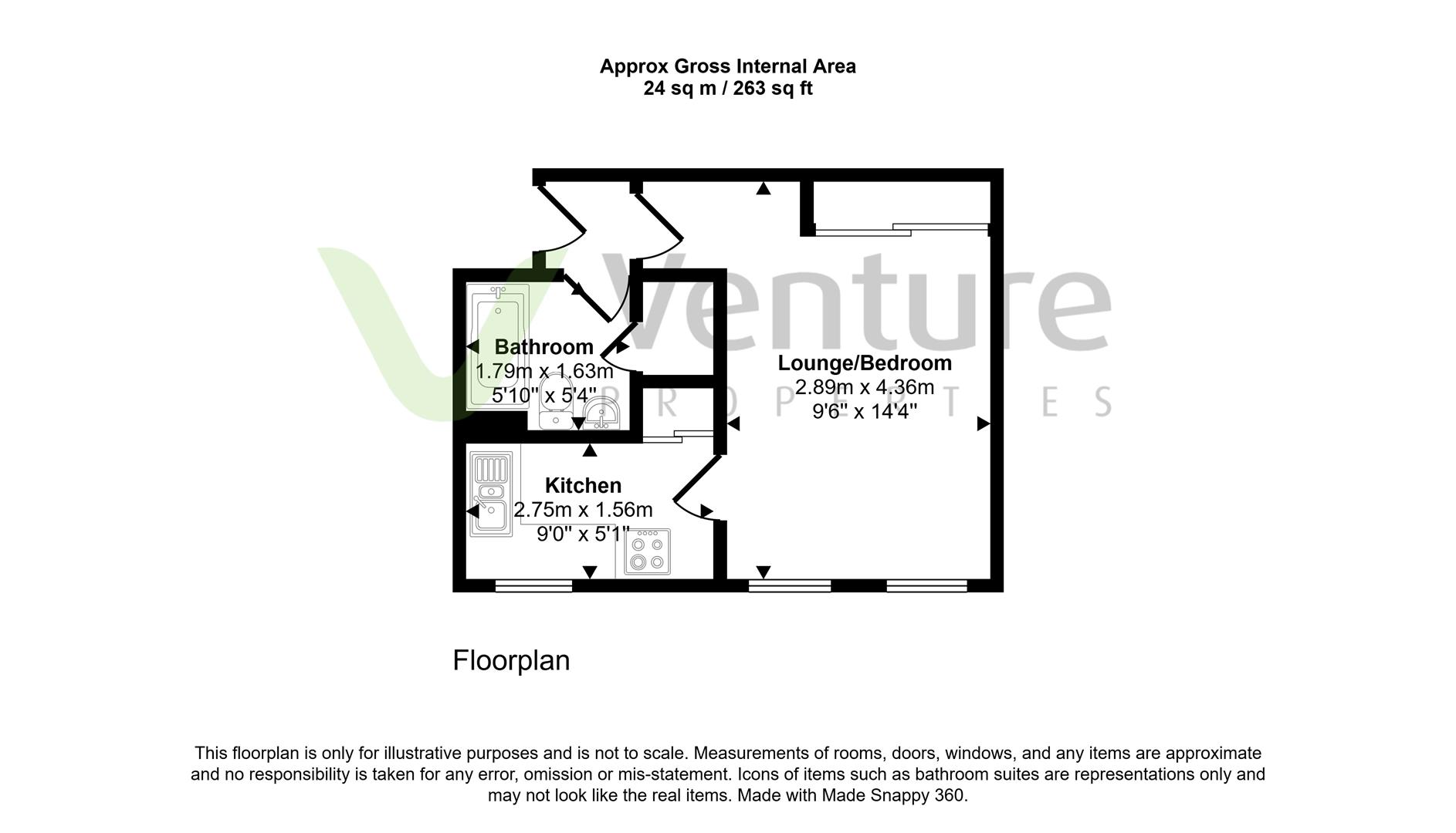 45, Quaker Lane, Darlington floorplan