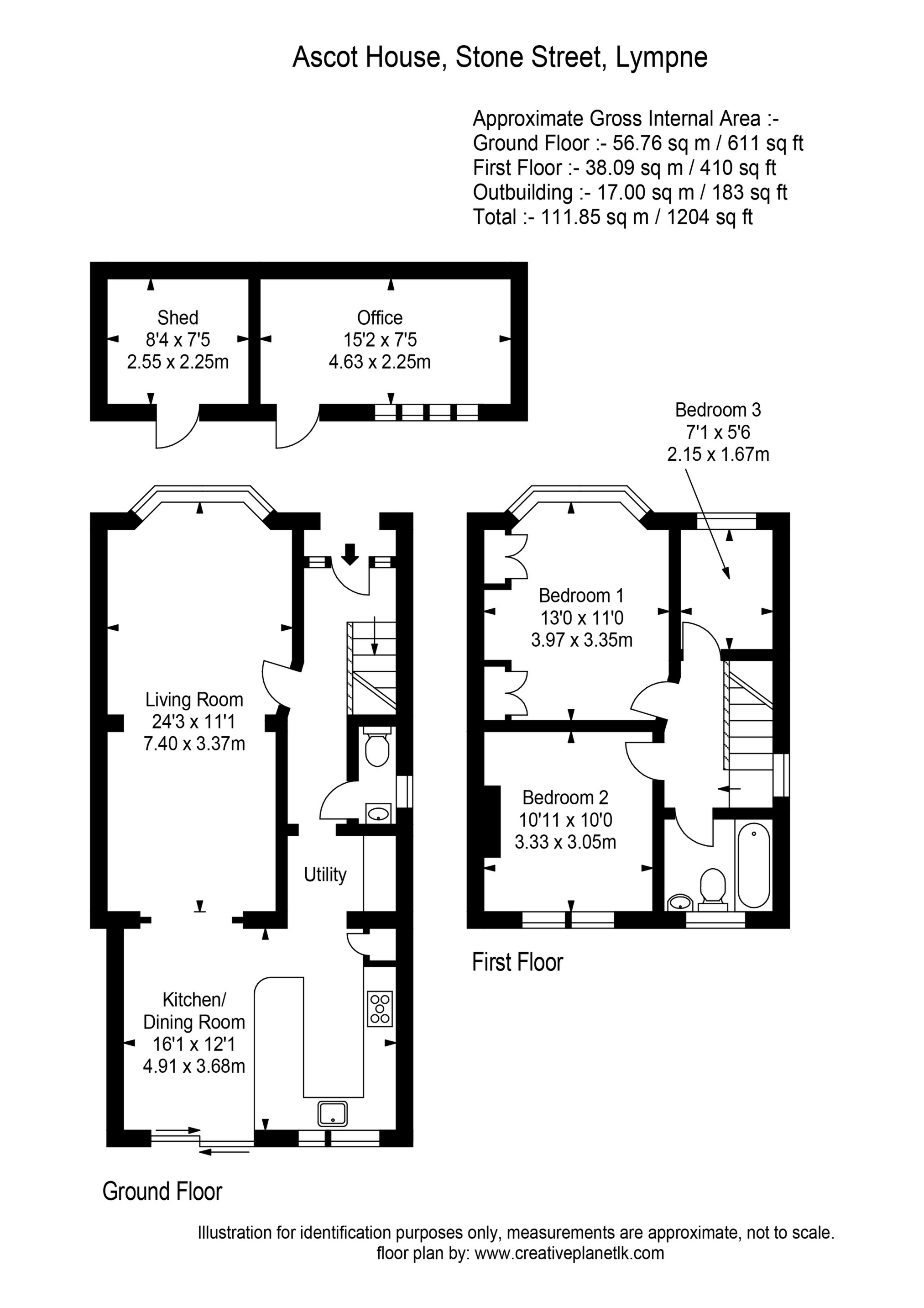 Ascot House, Stone Street, Hythe floorplan