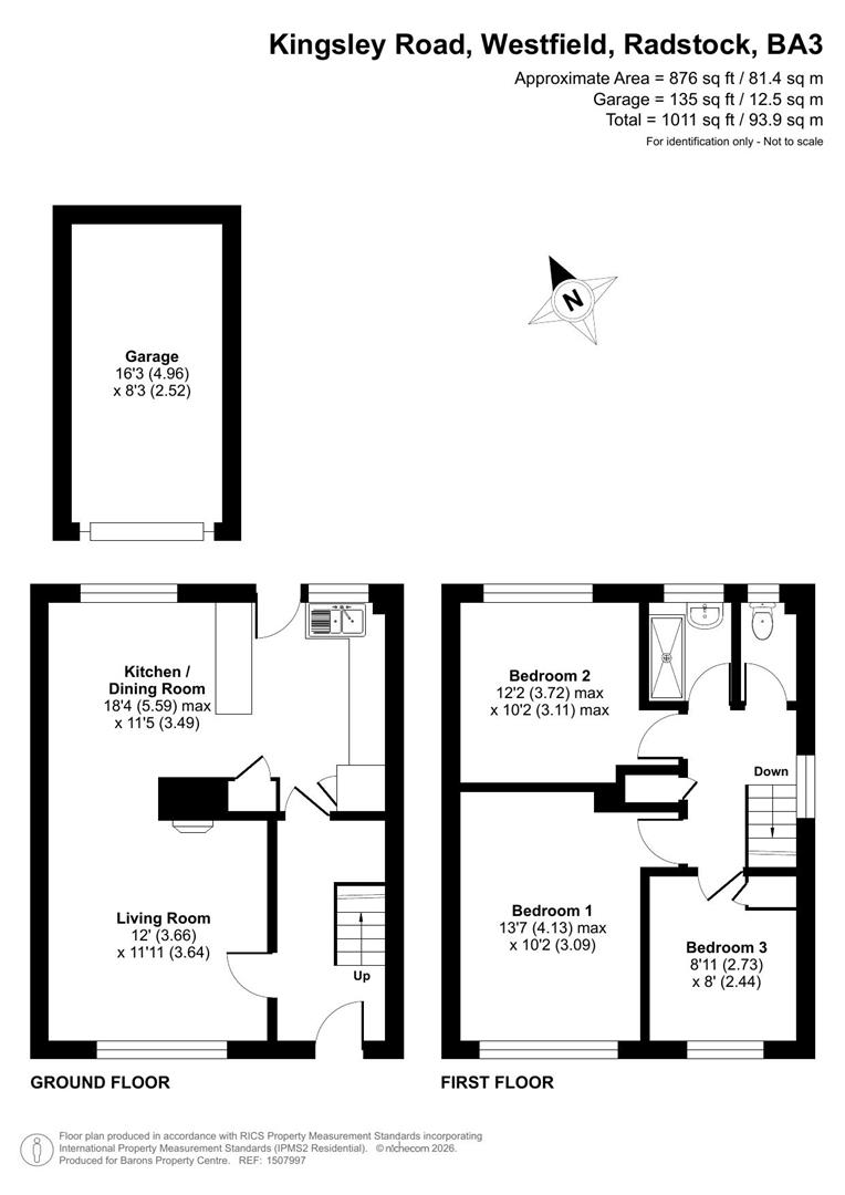16, Kingsley Road, Radstock floorplan