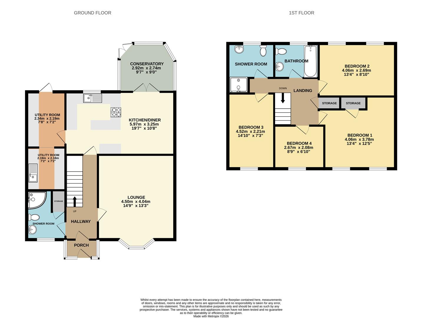 39, Seaforth Drive, Waltham Cross floorplan