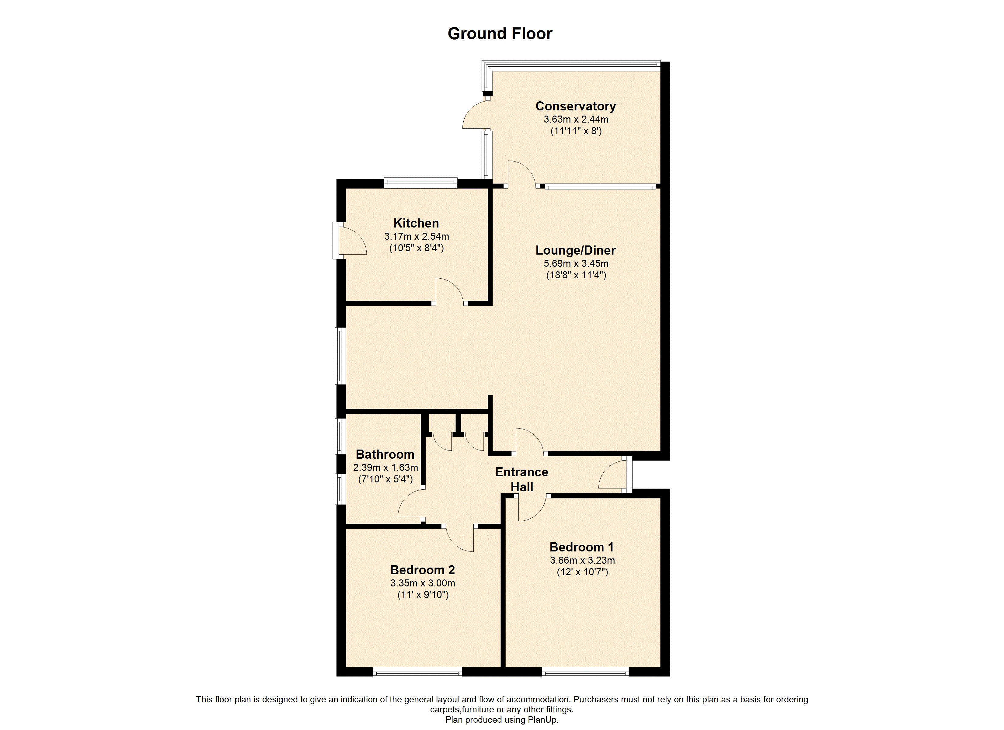 2 Bedrooms Detached bungalow for sale in Plantation Way, Whitehill, Bordon GU35