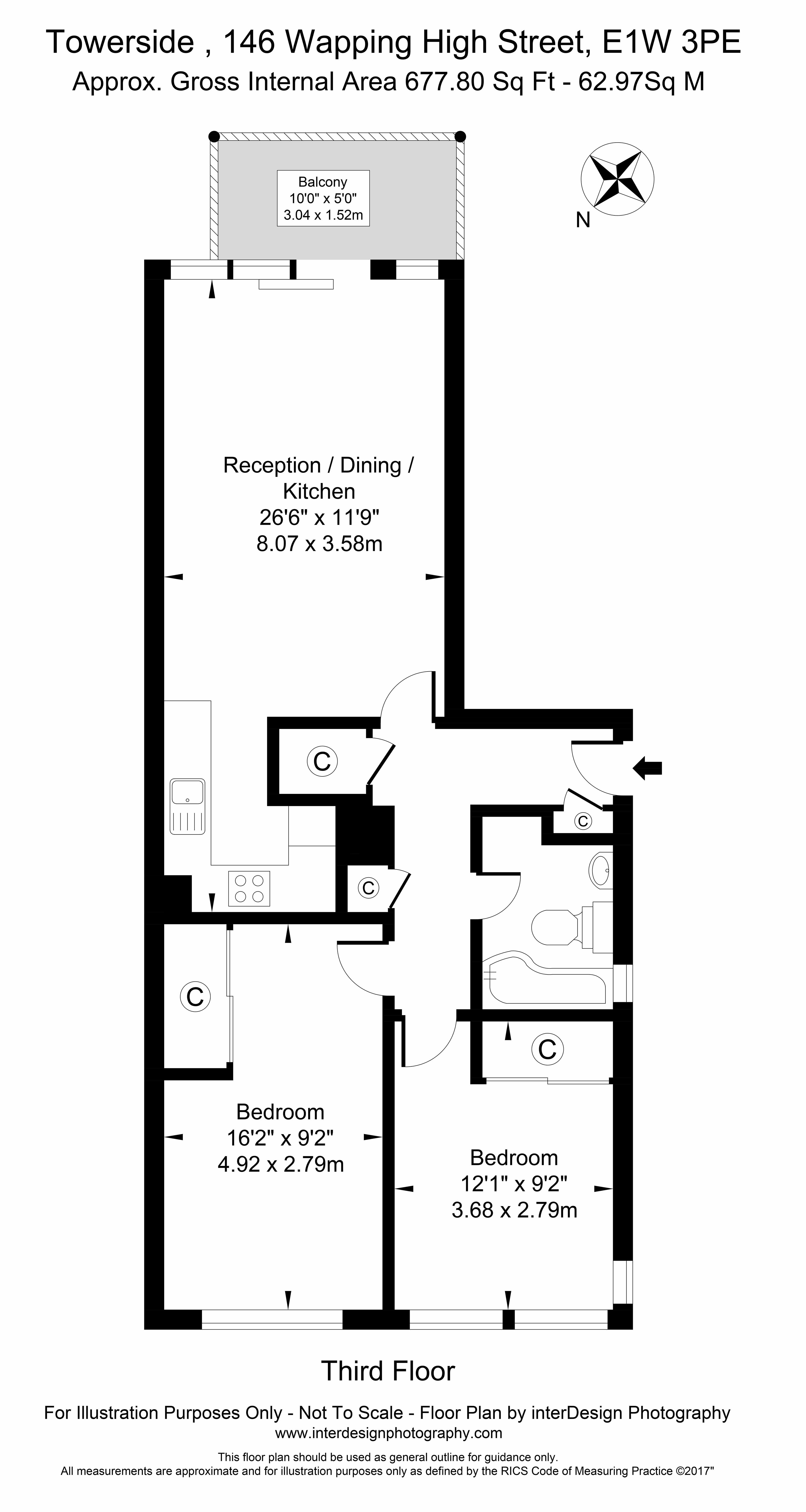 2 Bedrooms Flat for sale in Towerside, 146 Wapping High Street, Wapping E1W