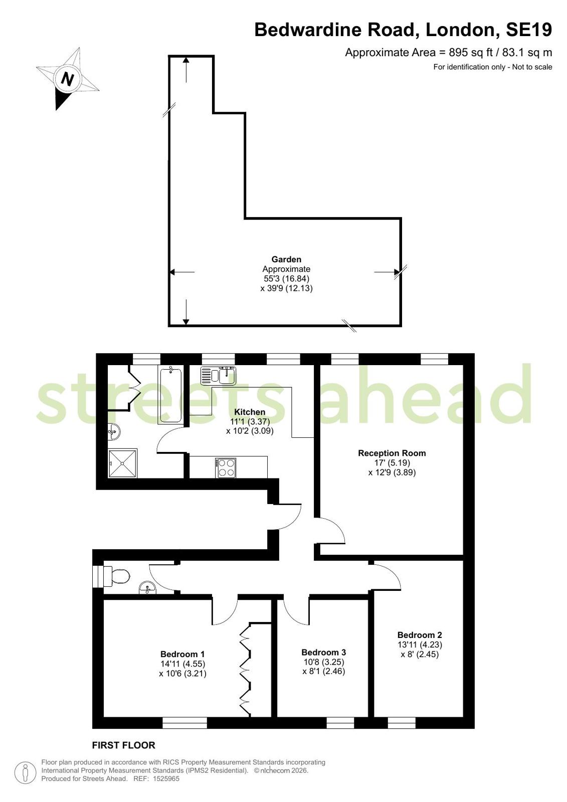 8A,, Bedwardine Road, London floorplan