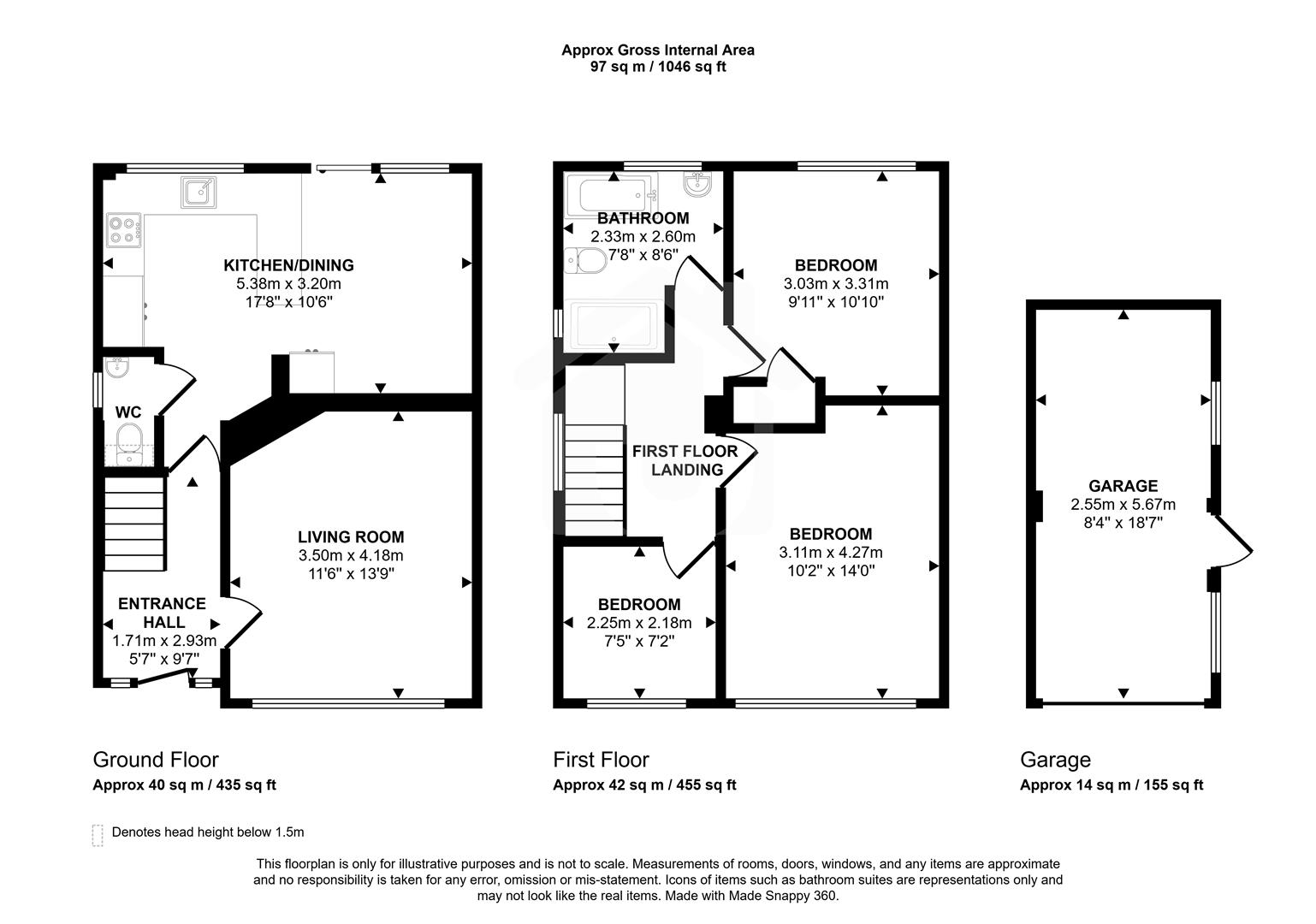 4, Fieldcourt Road, Groby floorplan