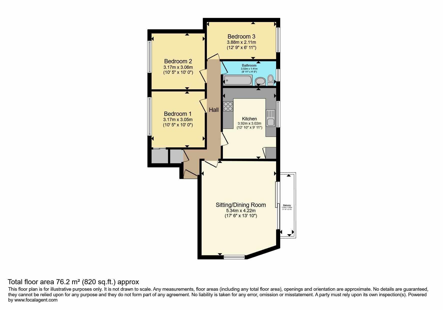27, Knightsbridge Way, Hemel Hempstead floorplan