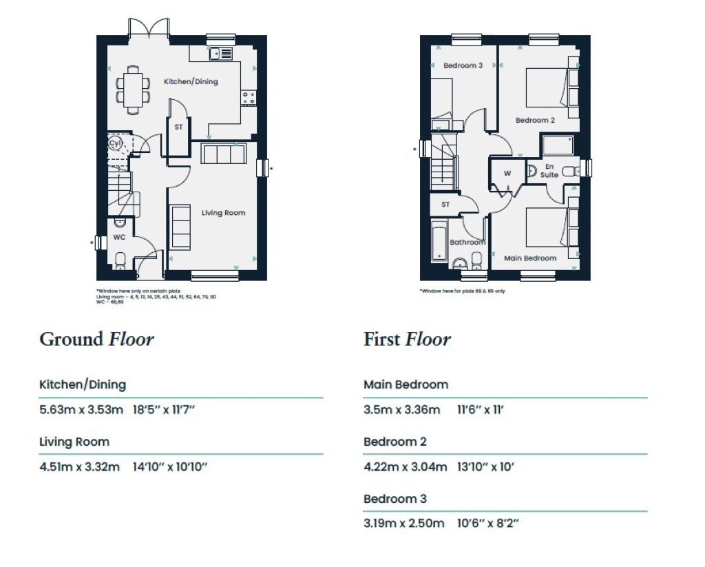 Plot 52, The Coleridge, Tilia Homes At Foals Meadow, Didcot floorplan