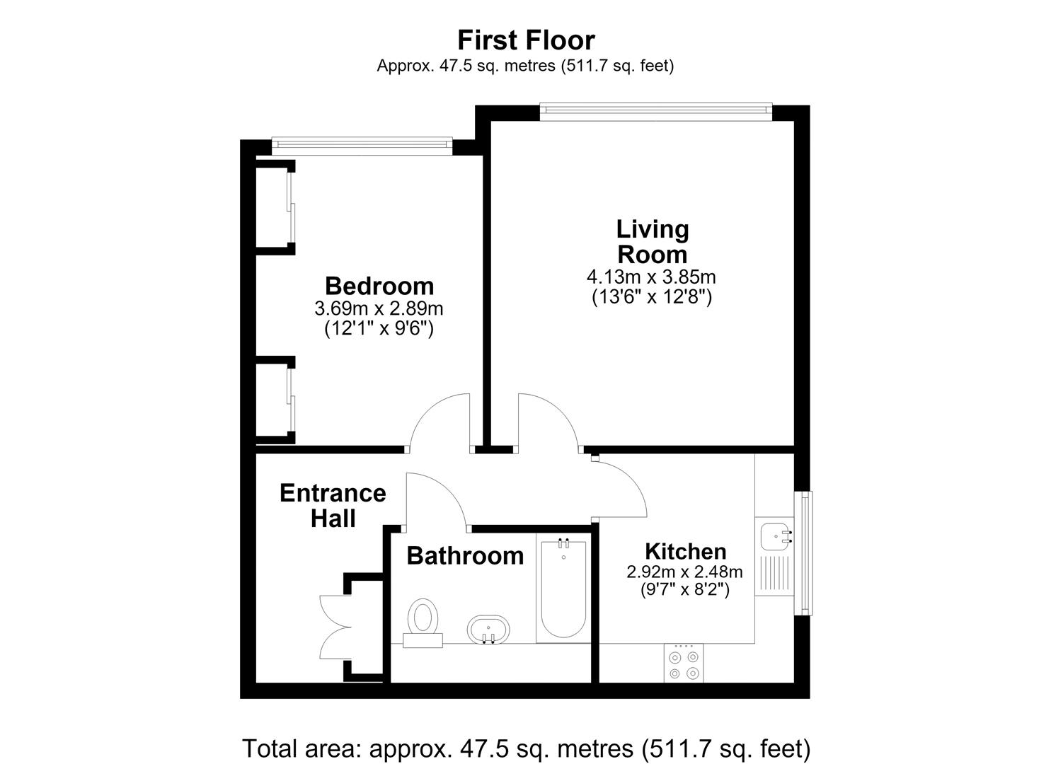 5, Summer Lodge, 11 Corwell Lane, Uxbridge floorplan