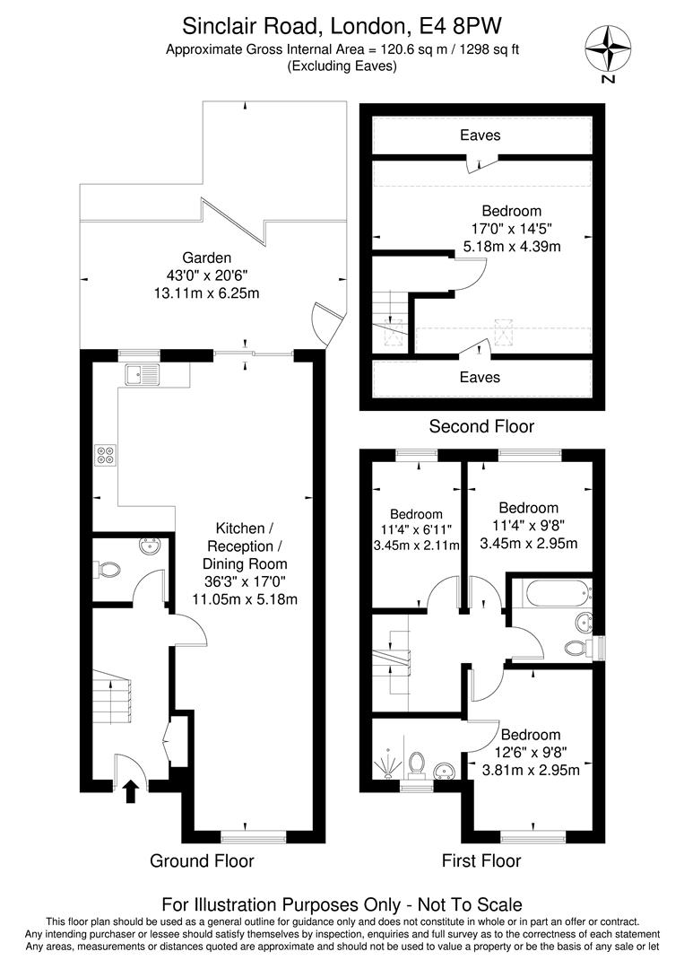 44a, Sinclair Road, London floorplan