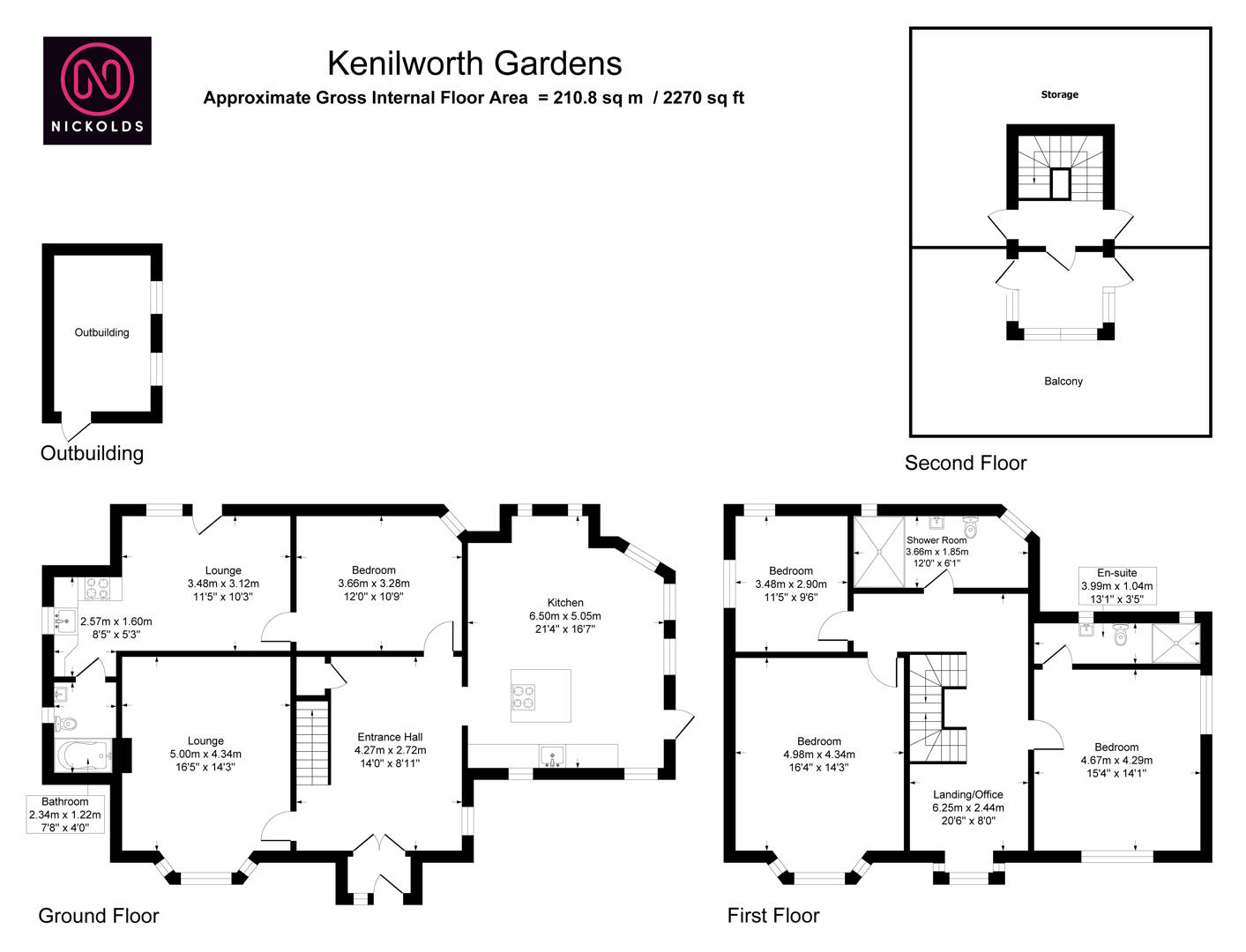 100, Kenilworth Gardens, Westcliff-On-Sea floorplan