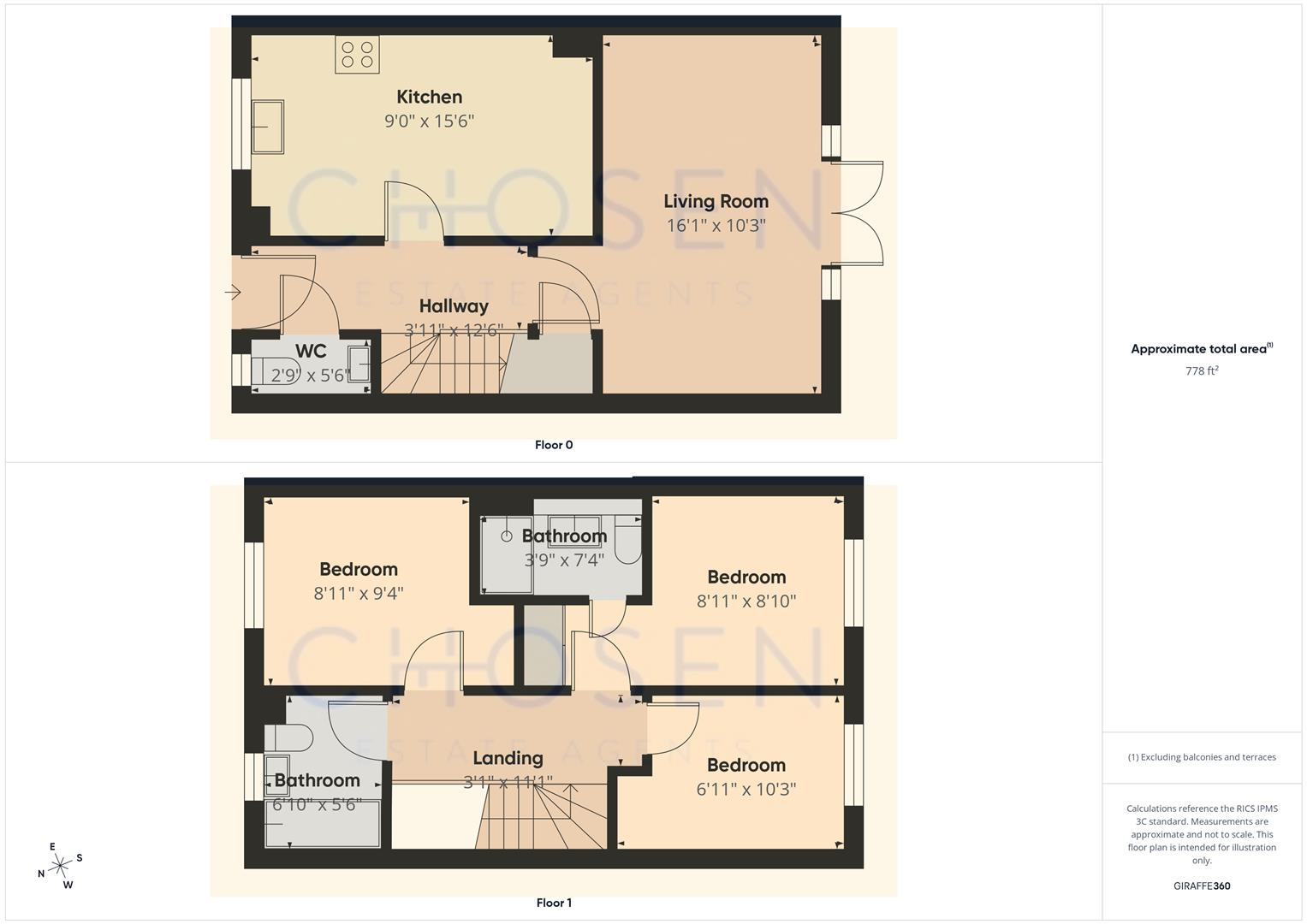 9, Spindle Way, Gloucester floorplan