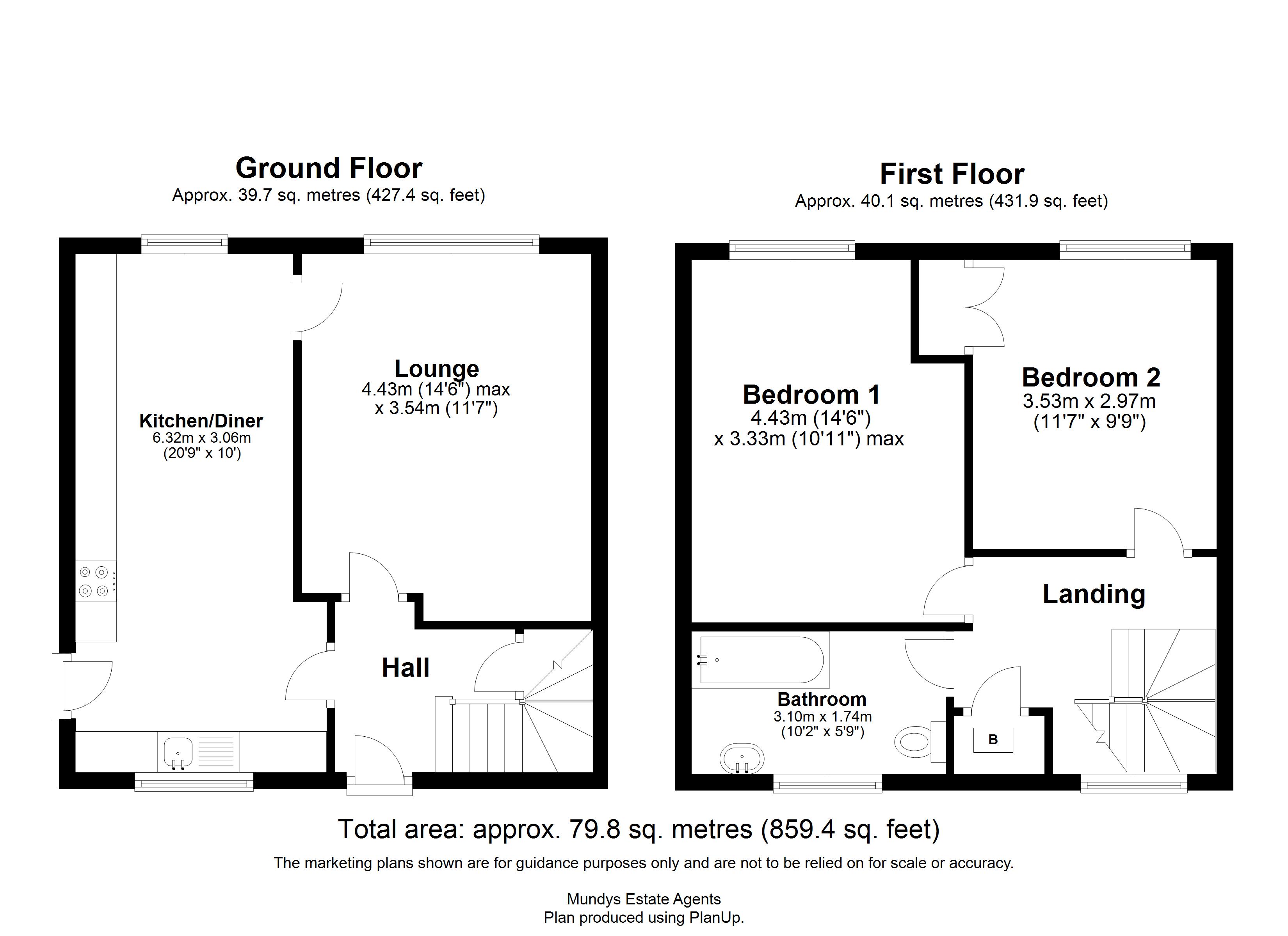 9, Canberra Crescent, Brookenby, Market Rasen floorplan
