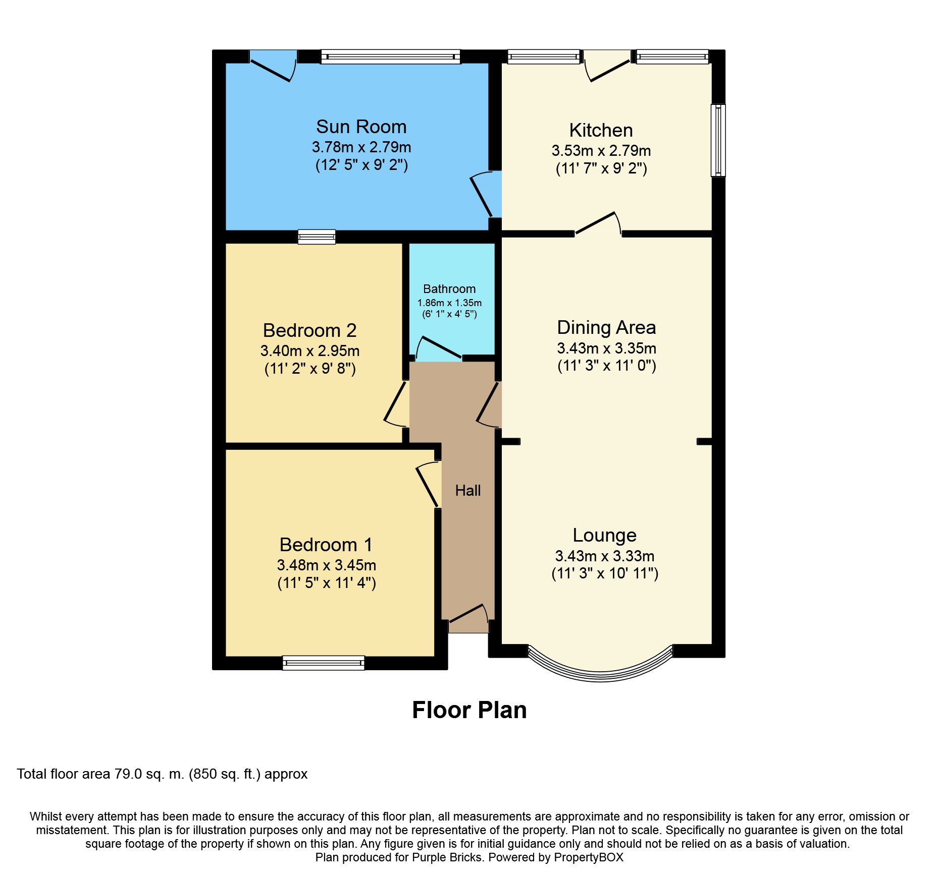 2 Bedrooms Semi-detached bungalow for sale in Philmead Road, Benfleet SS7