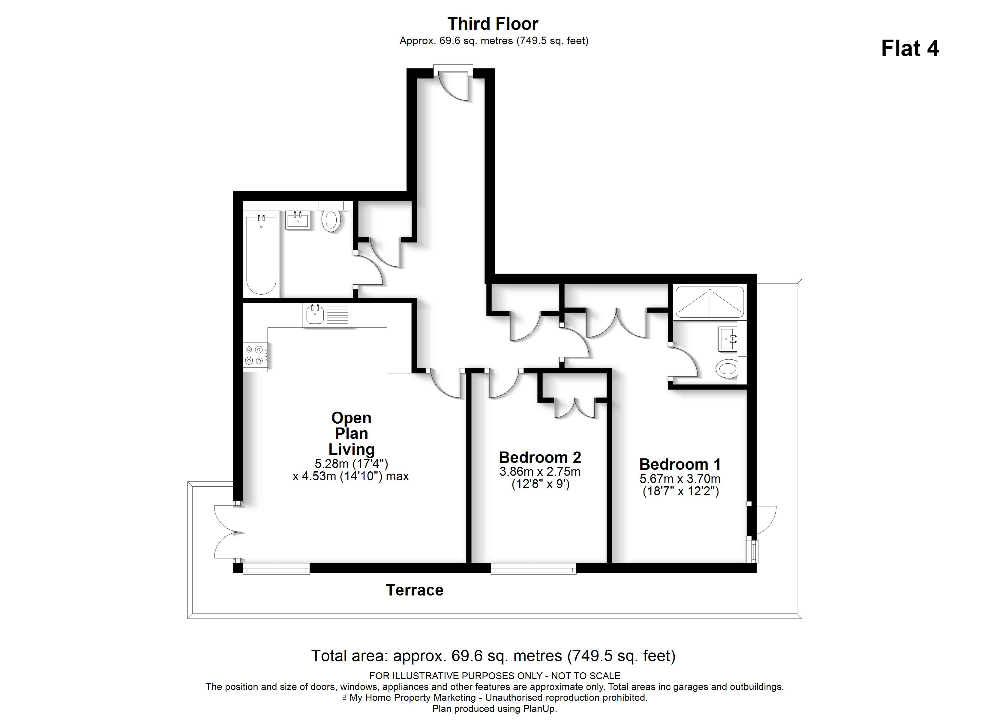 Aurora, 77 Aldenham Road, Bushey WD23, 2 bedroom flat for sale 62476469 PrimeLocation