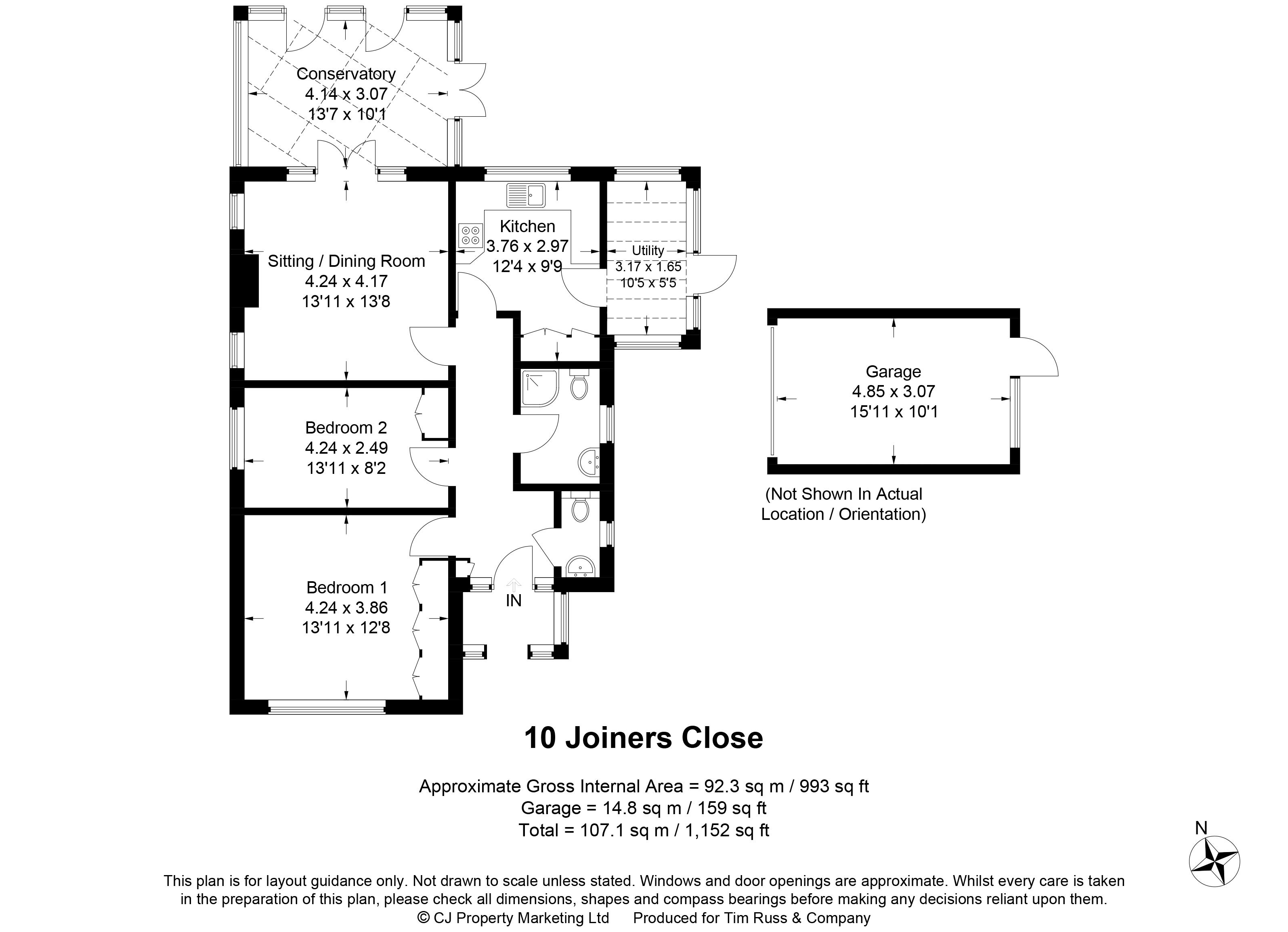 2 Bedrooms Detached bungalow for sale in Joiners Close, Chalfont St. Peter, Gerrards Cross SL9