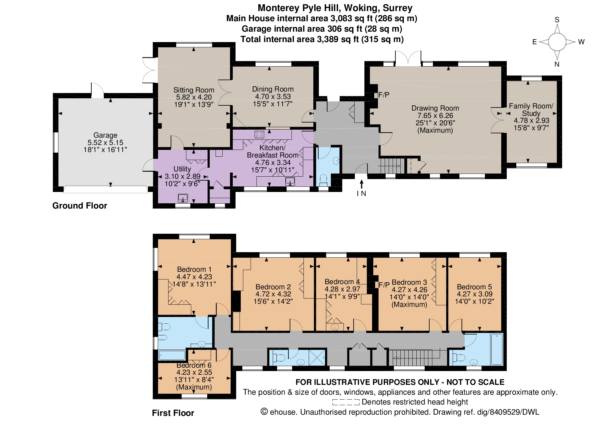 Monterey,, Pyle Hill, Surrey floorplan